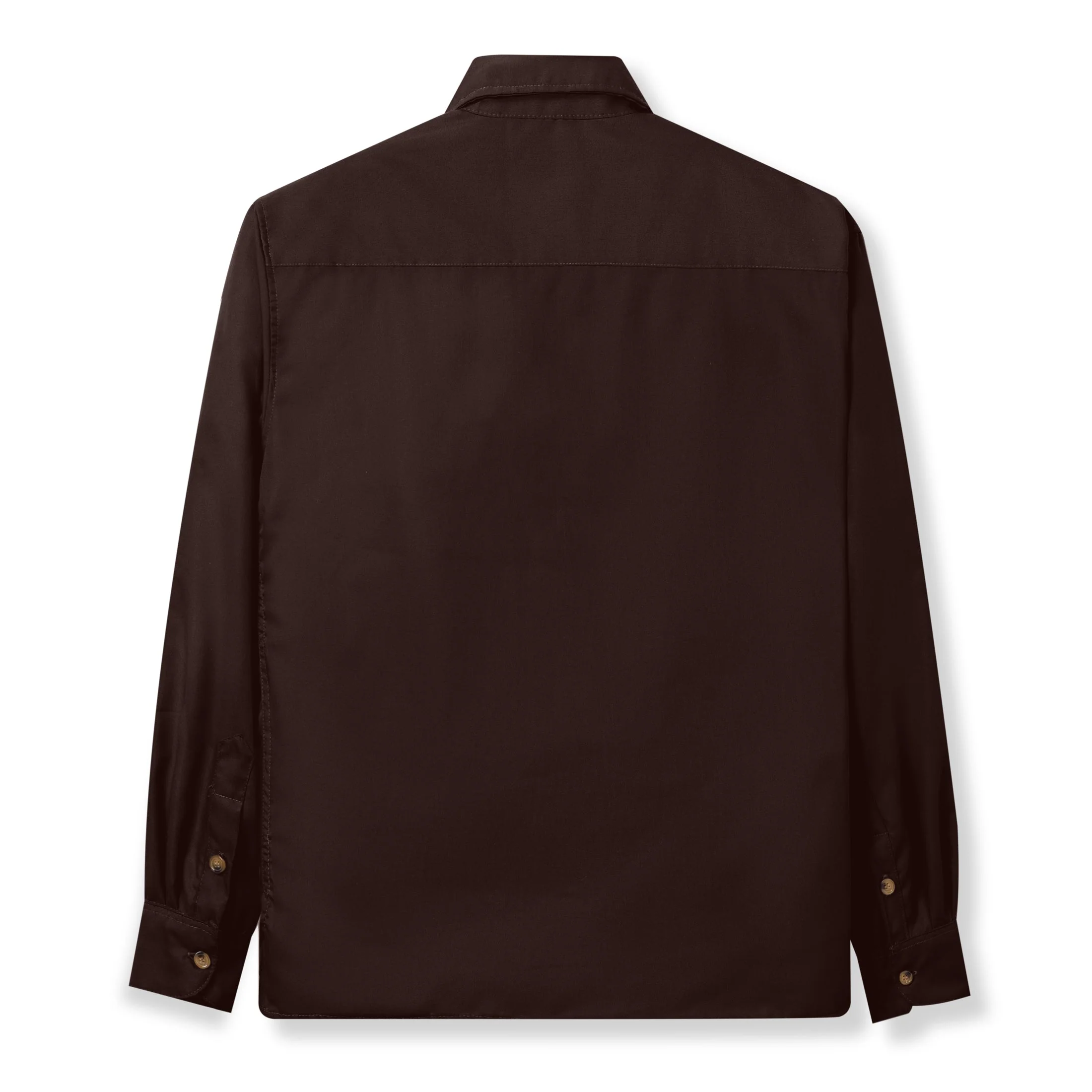 Firouz Long Sleeve Shirt - Dark Brown - Image 4