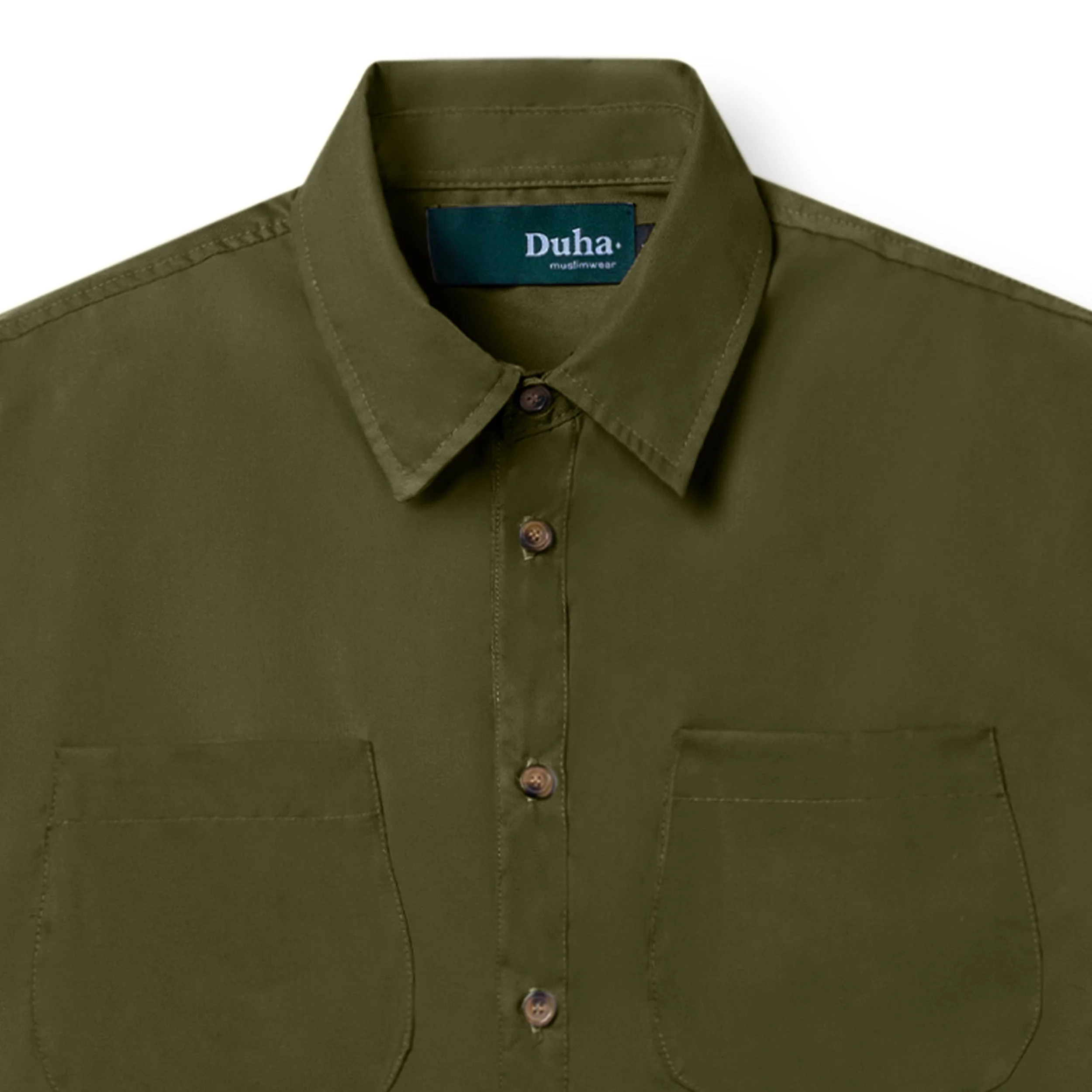 Firouz Long Sleeve Shirt - Olive - Image 2