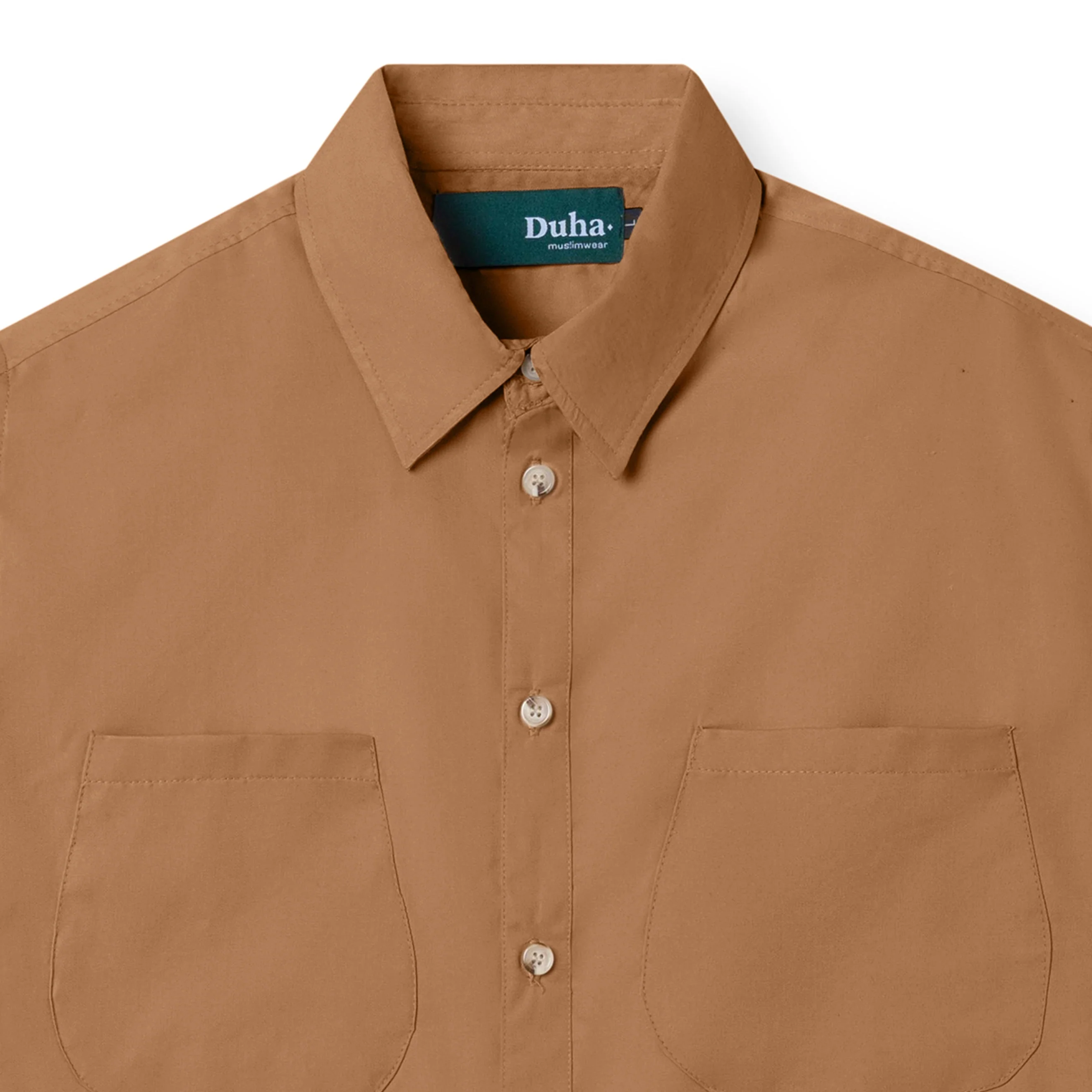 Firouz Short Sleeve Shirt - Brown - Image 2