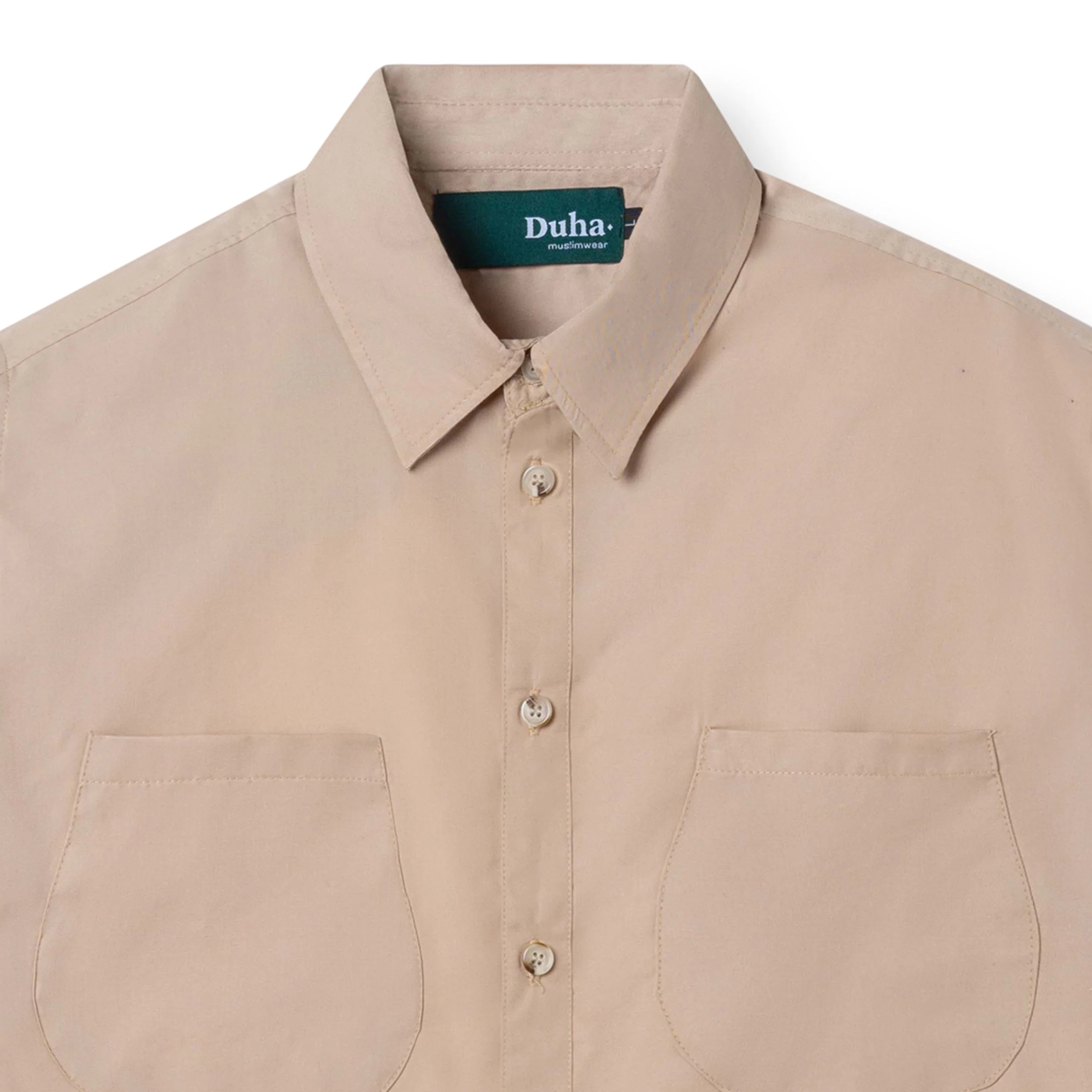 Firouz Short Sleeve Shirt - Light Brown - Image 2