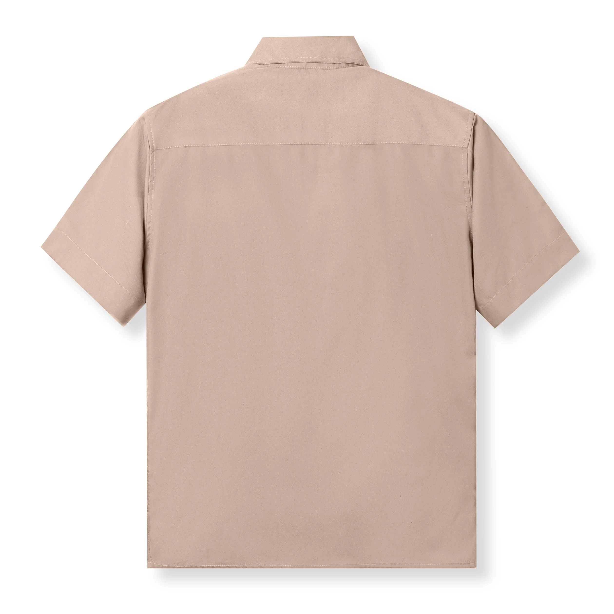 Firouz Short Sleeve Shirt - Light Brown - Image 4