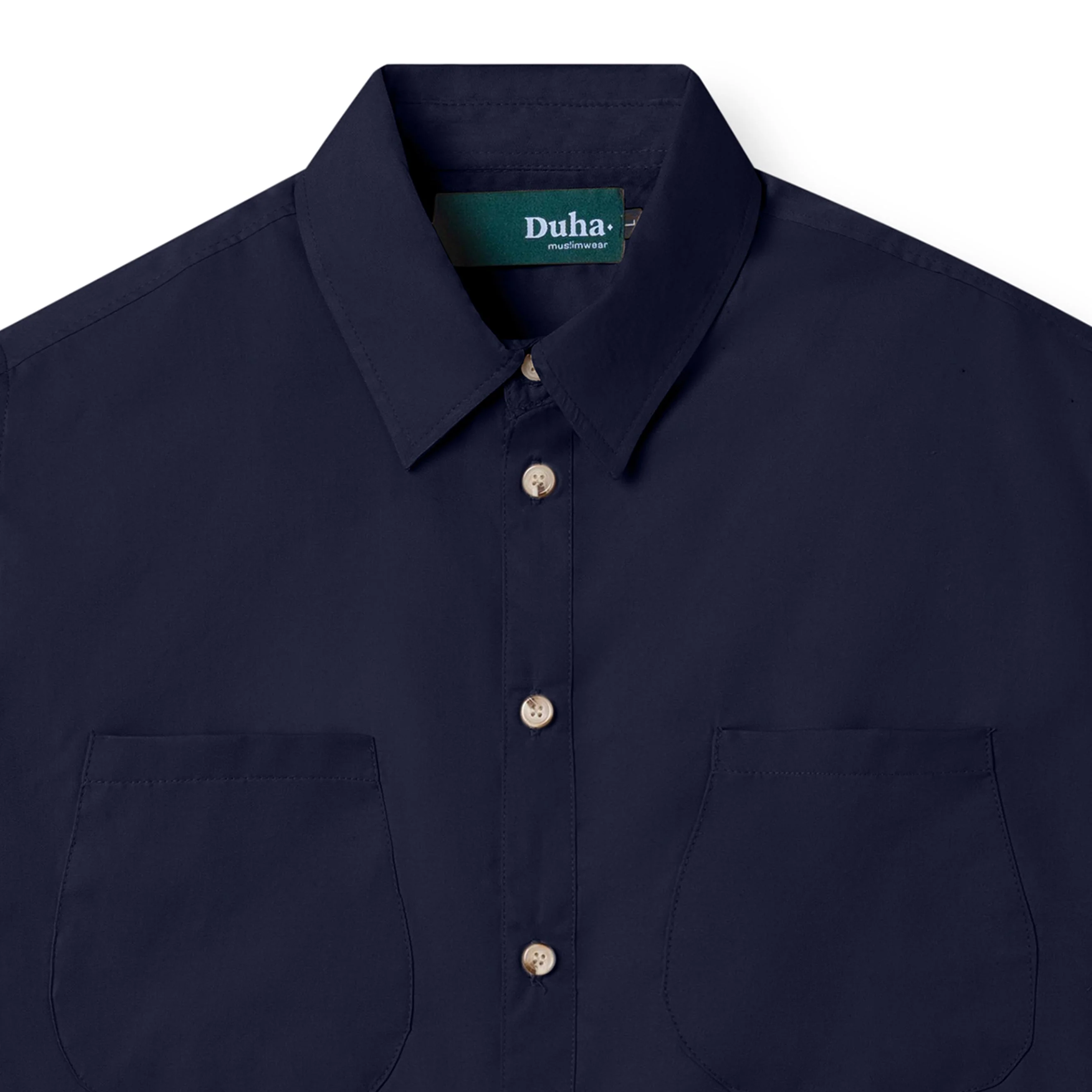 Firouz Short Sleeve Shirt - Navy - Image 2