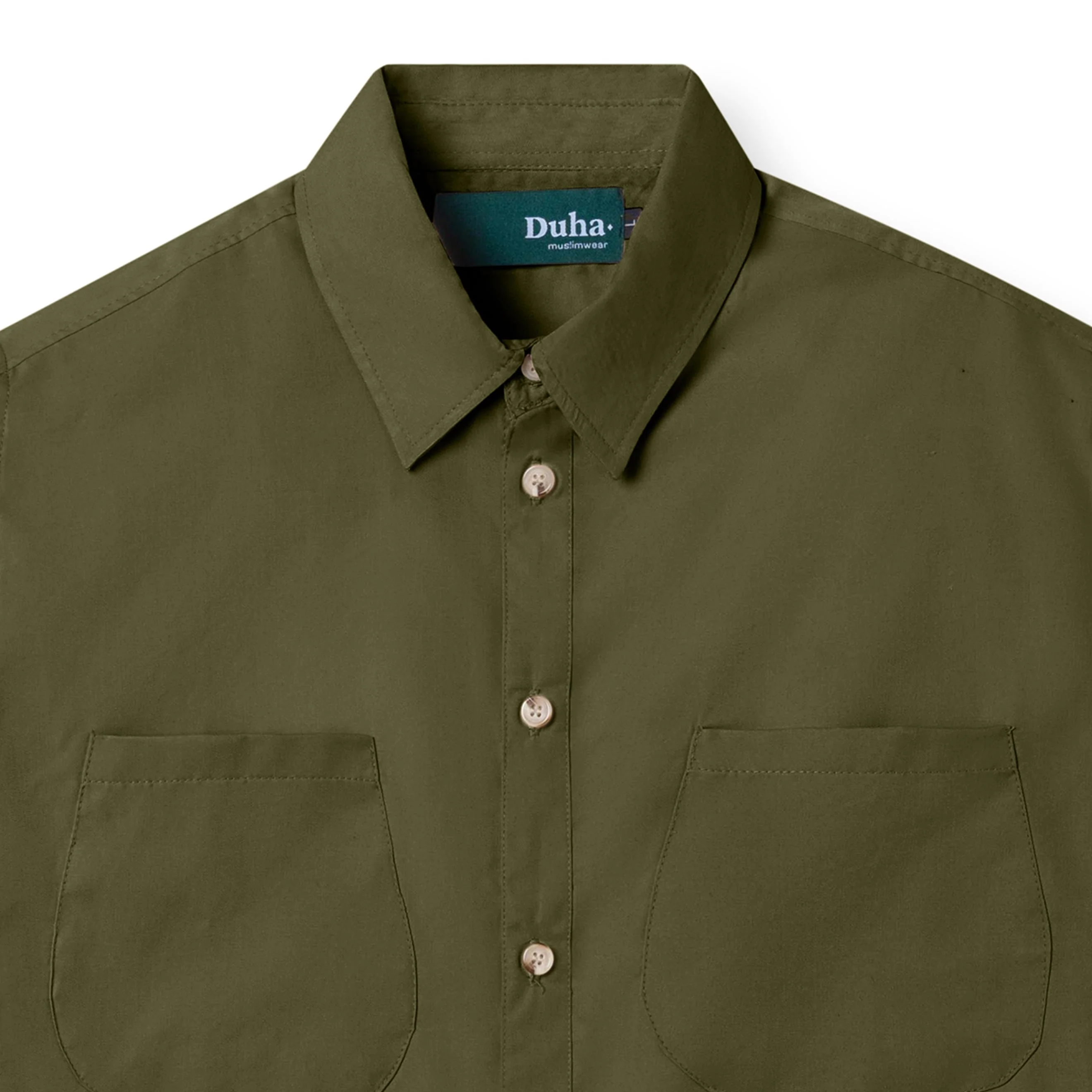Firouz Short Sleeve Shirt - Olive - Image 2