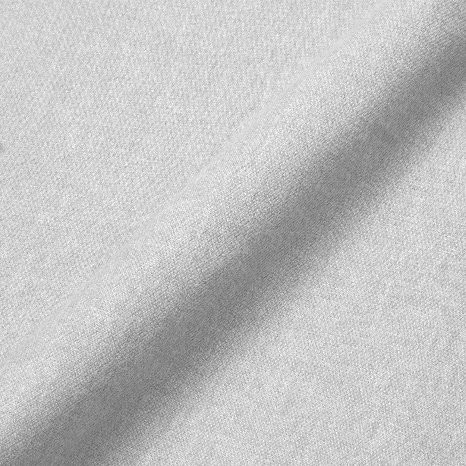Ghaba Long Sleeve Flannel Shirt - Light Grey - Image 3