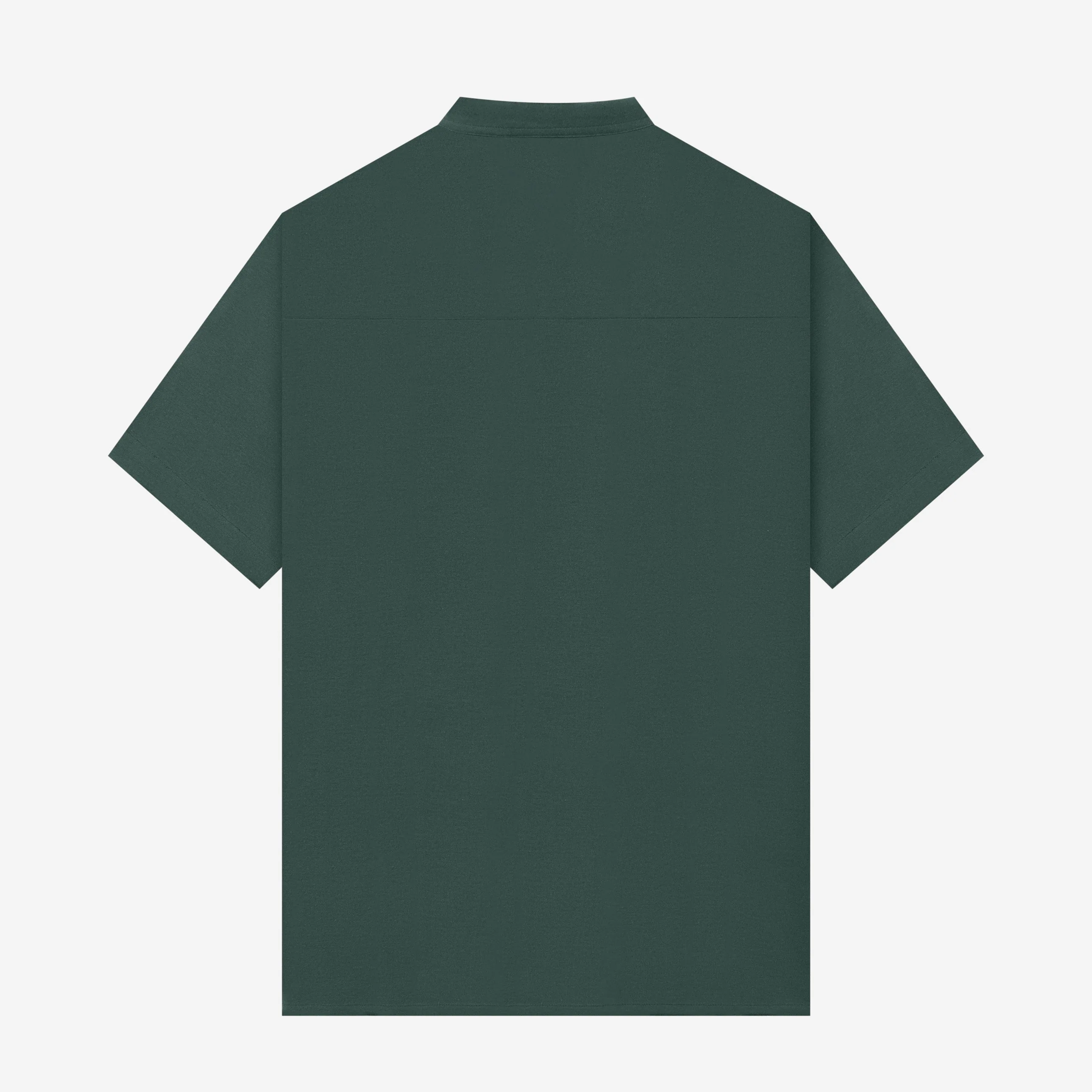 Ghaba Short Sleeve Flannel Shirt - Stone Green - Image 4