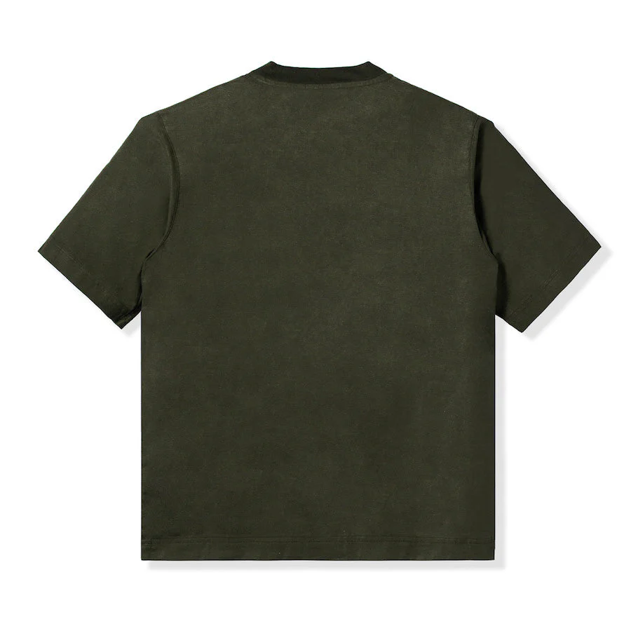 Haleel Linen Tees Olive - Image 4