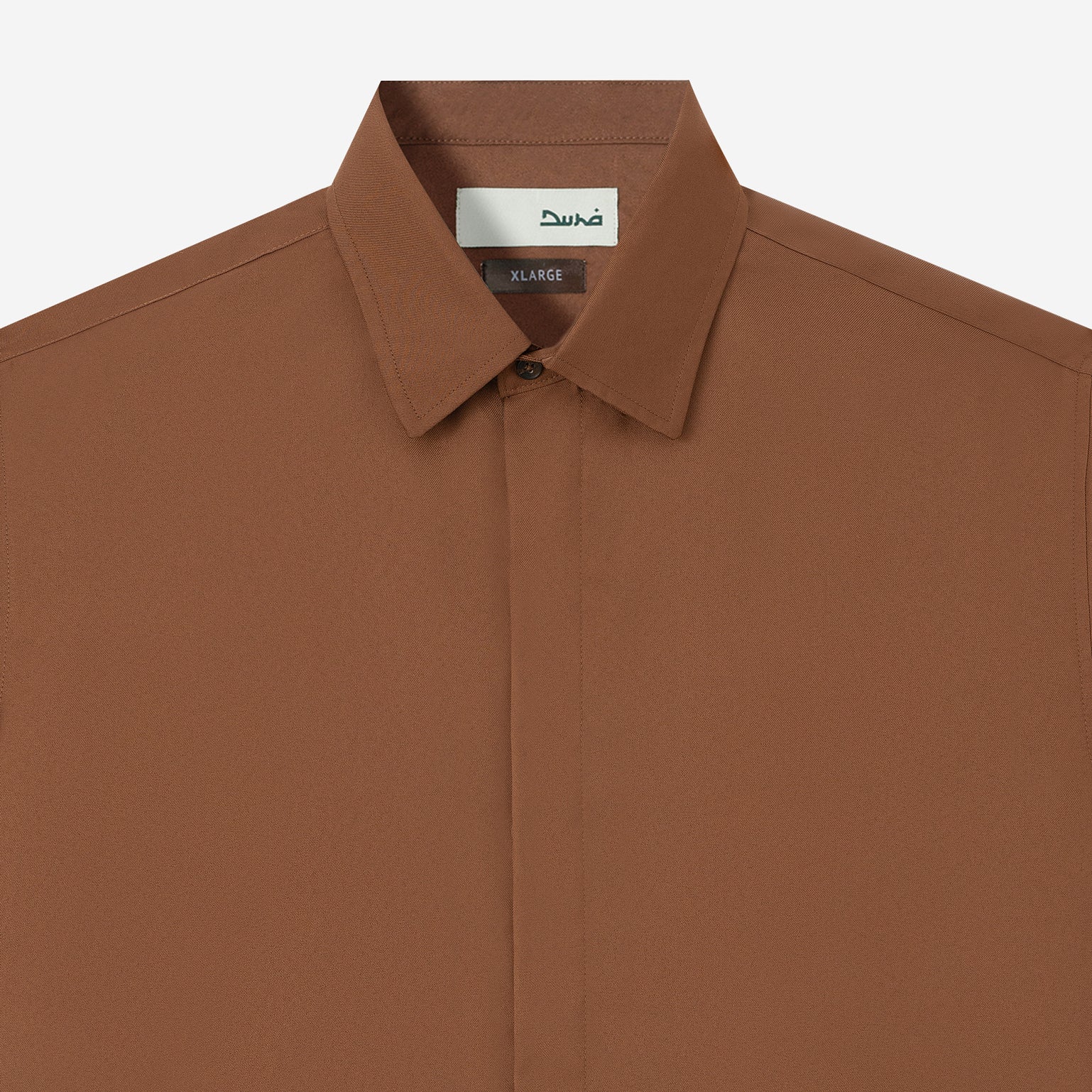 Hamz Shirt Short Sleeve - Brown - Image 2