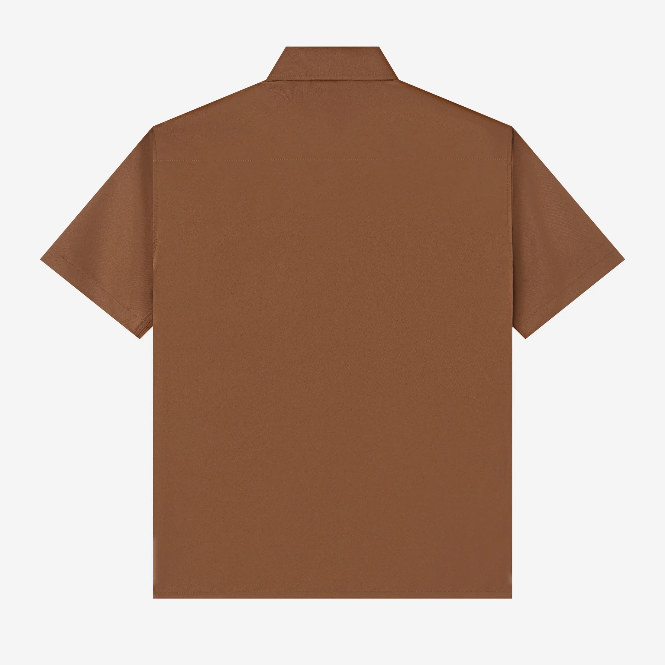 Hamz Shirt Short Sleeve - Brown - Image 4
