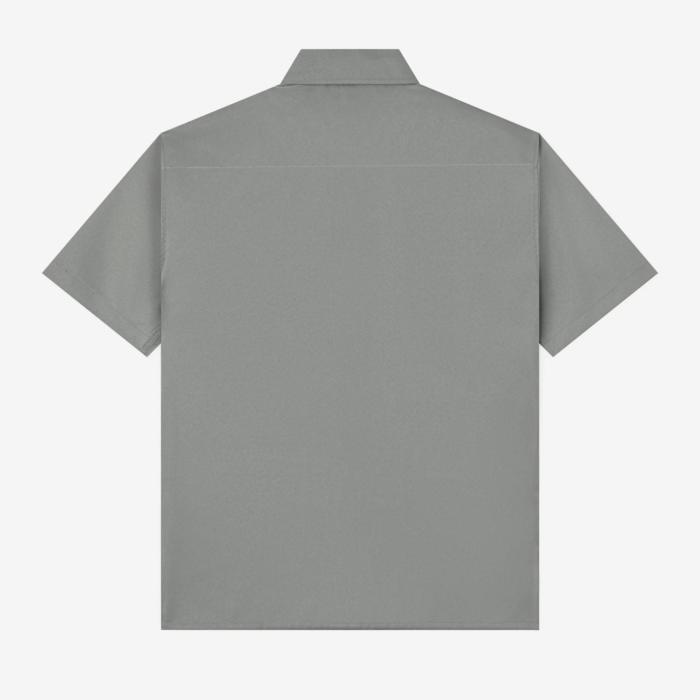 Hamz Shirt Short Sleeve - Cold Grey - Image 4