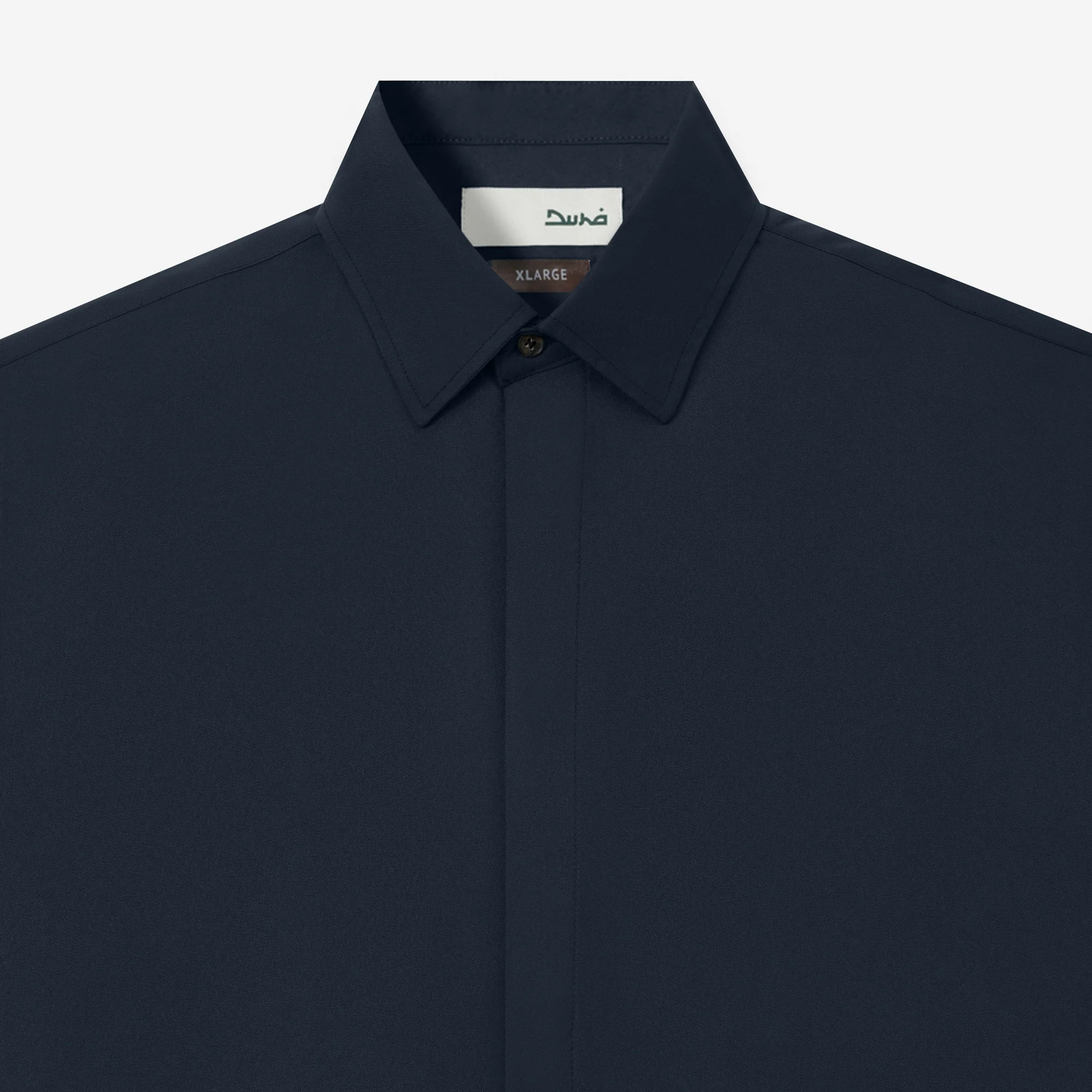 Hamz Shirt Short Sleeve - Dark Navy - Image 2