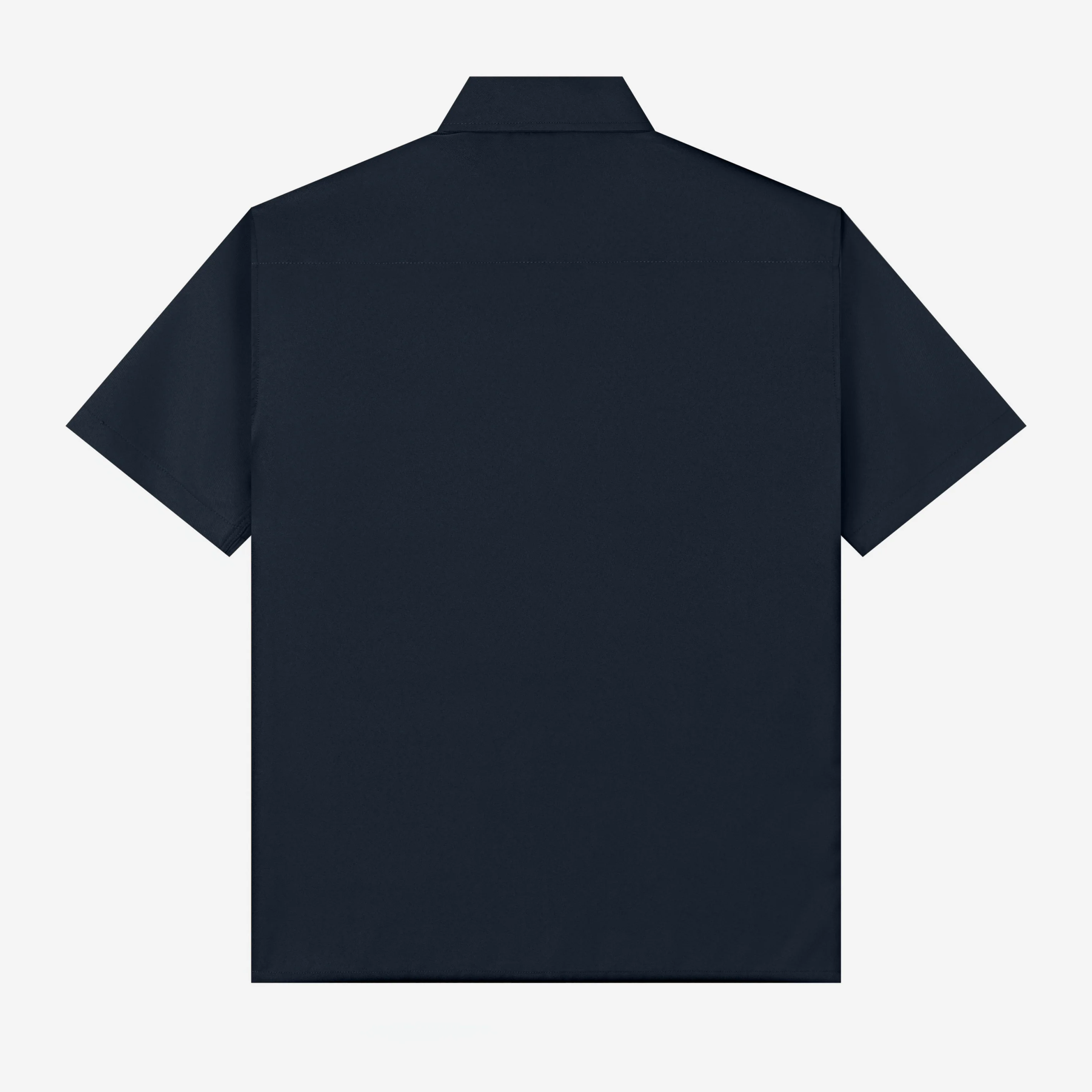 Hamz Shirt Short Sleeve - Dark Navy - Image 4