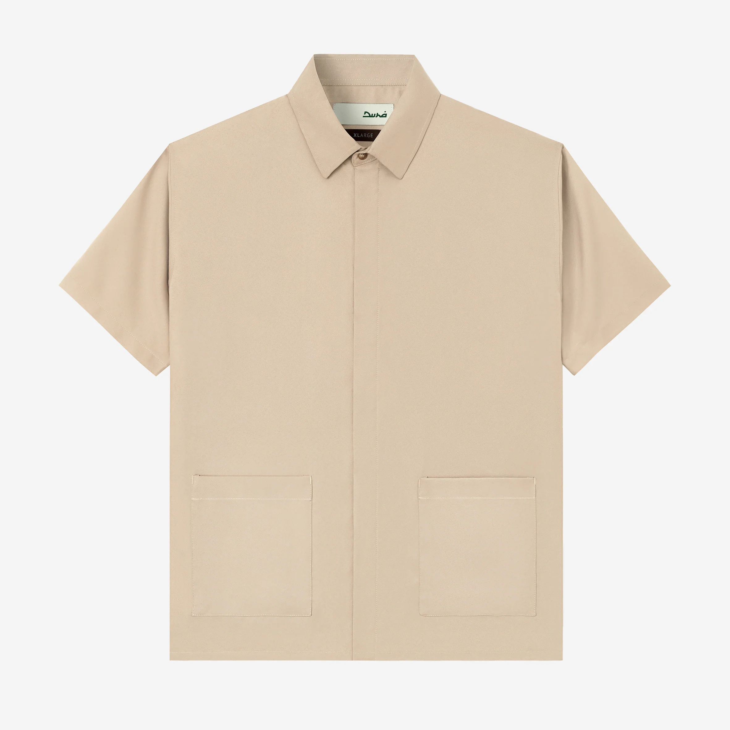 Hamz Shirt Short Sleeve - Khaki