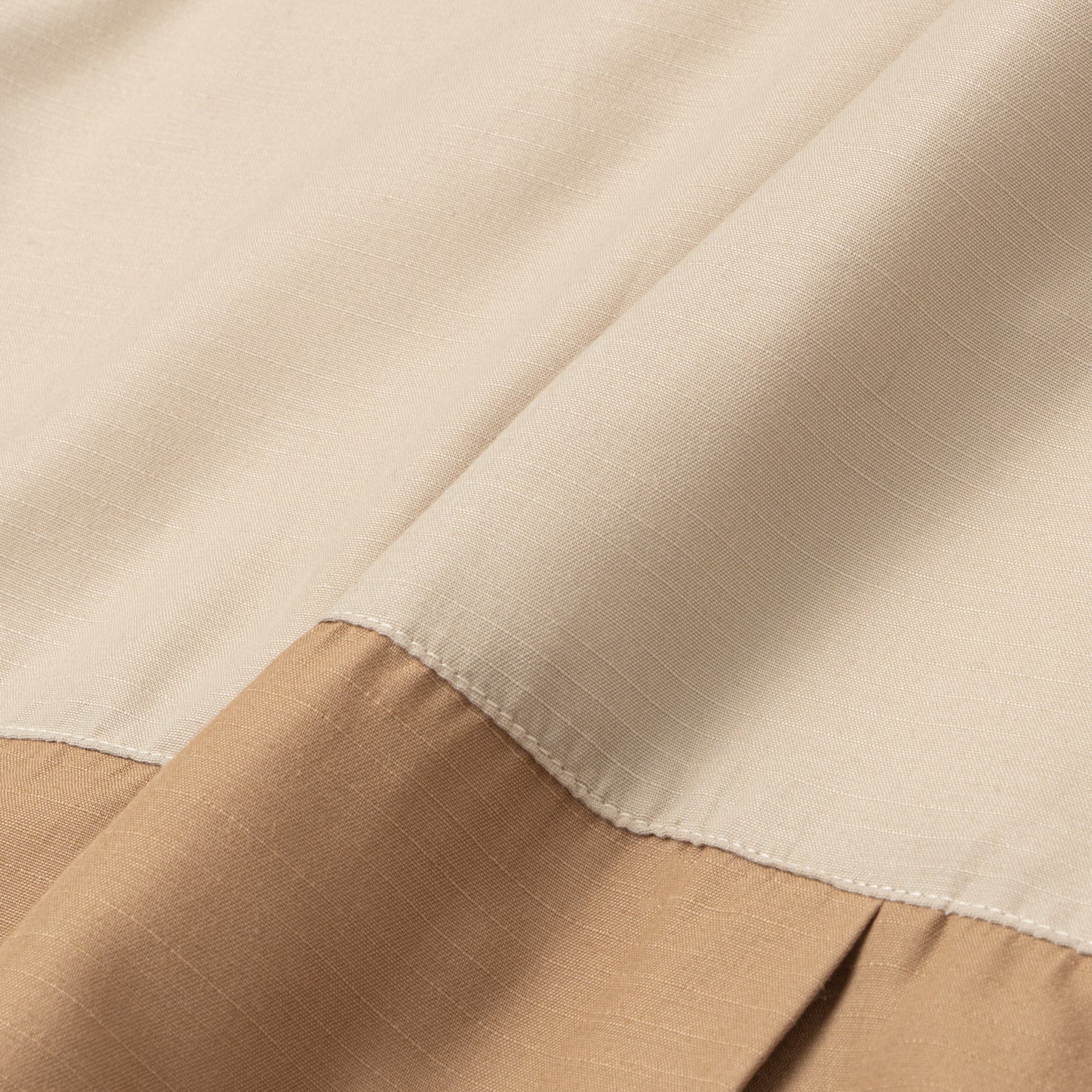 Hisham Shirt Long Sleeve - Khaki Light Brown - Image 3