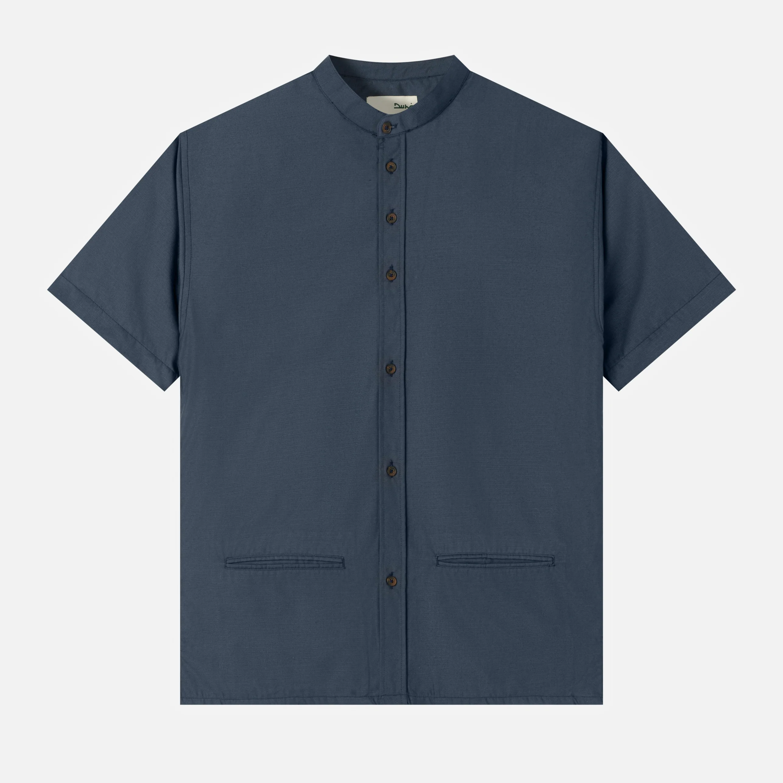 Hisham Shirt Short Sleeve - Emerald Navy