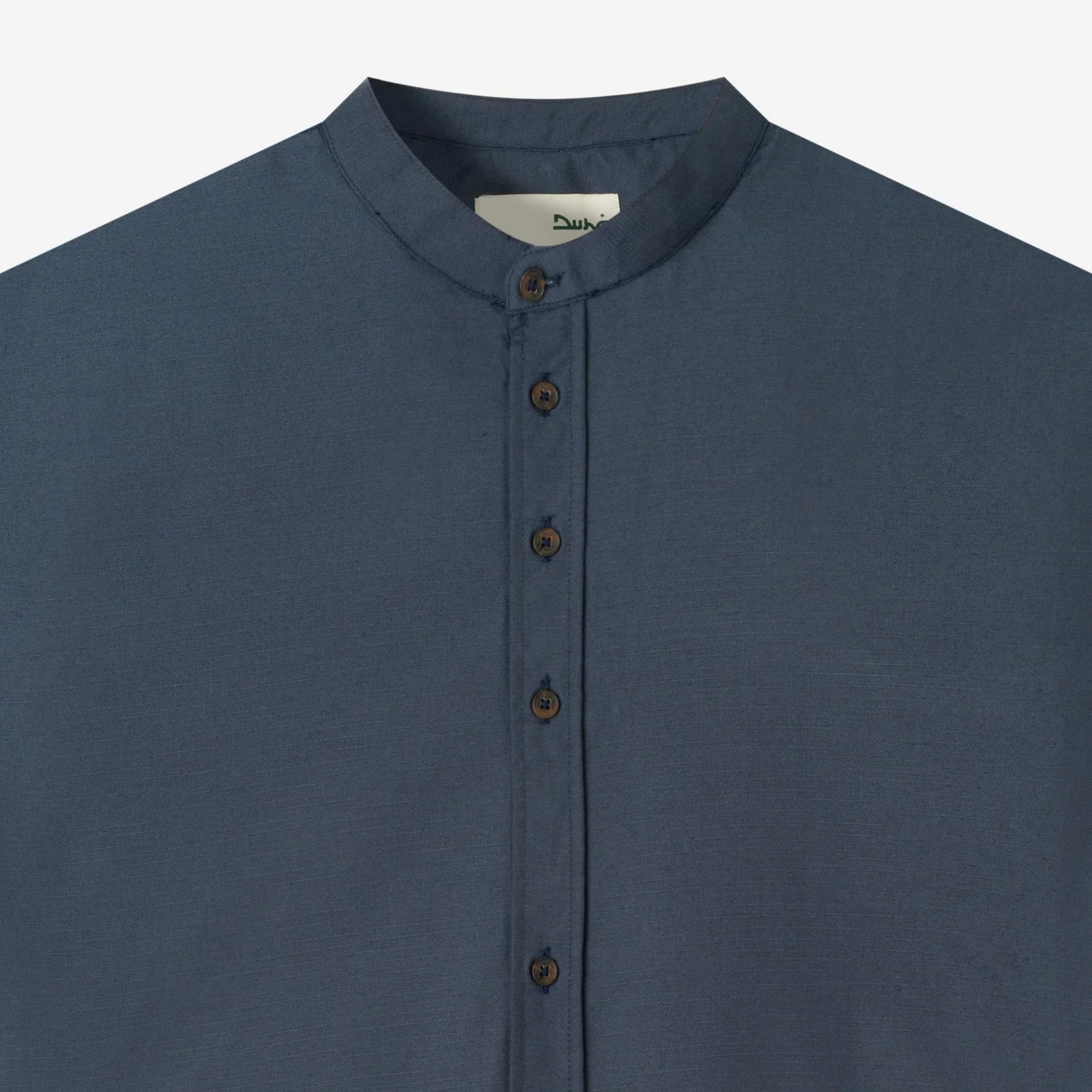 Hisham Shirt Short Sleeve - Emerald Navy - Image 2