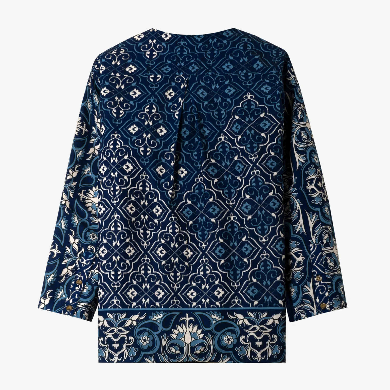 Mahmal Band Collar Long - Blue - Image 4