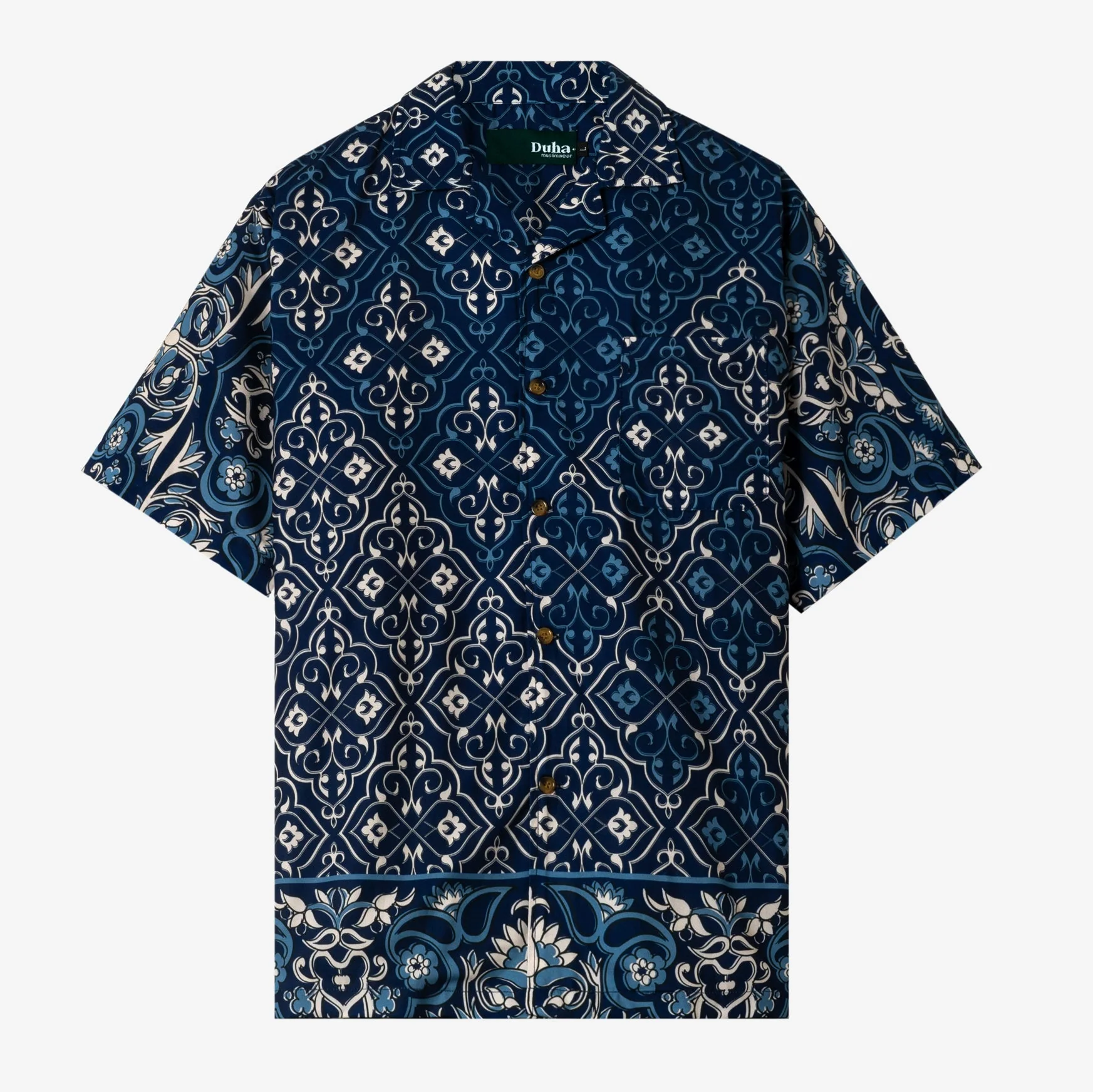Mahmal Camp Collar Shirt - Blue