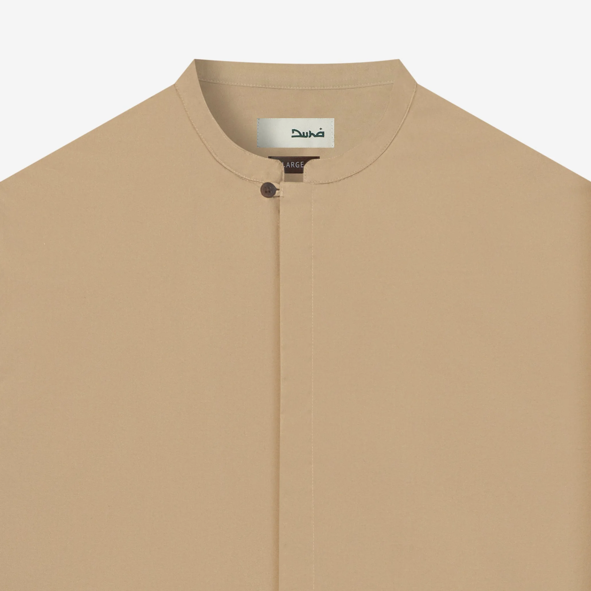 Majd Long Sleeve Shirt - Dark Sand - Image 2