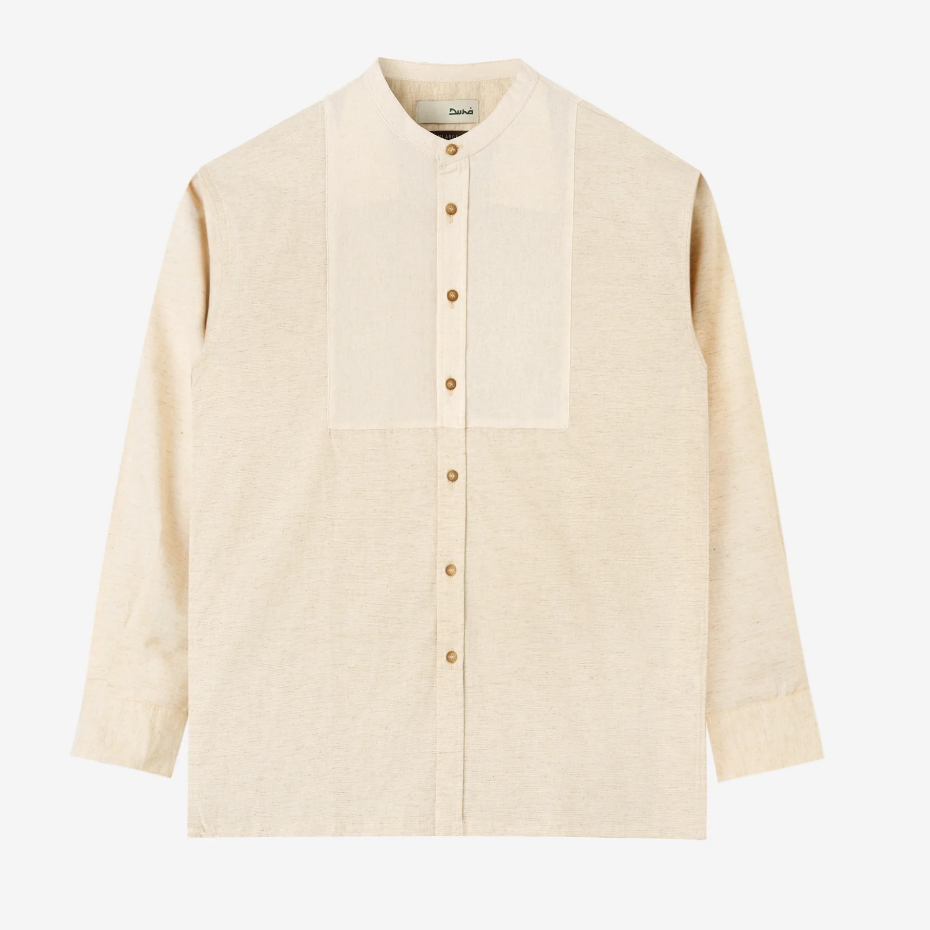 Mazeen Shirt Long Sleeve - Sand White