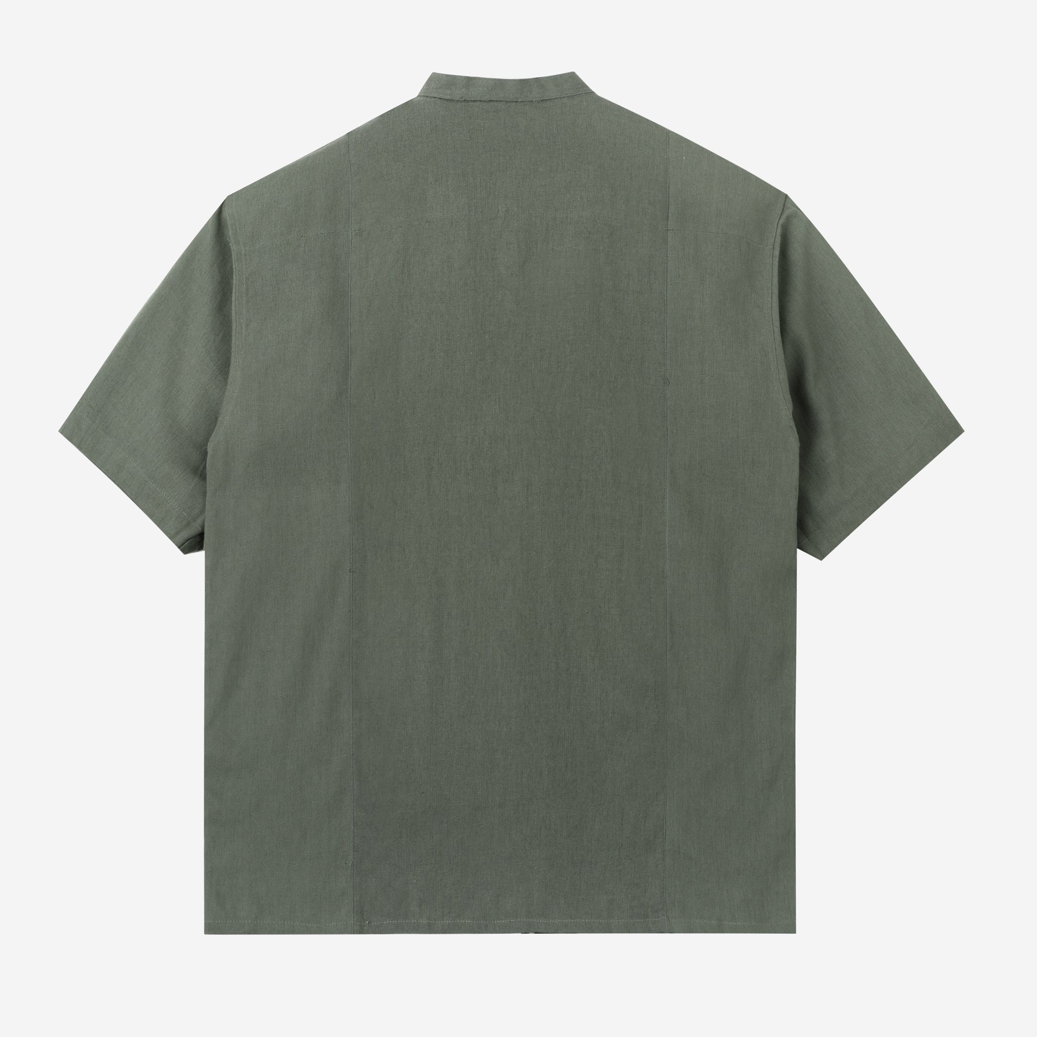 Mazeen Shirt Short Sleeve - Olive - Image 4