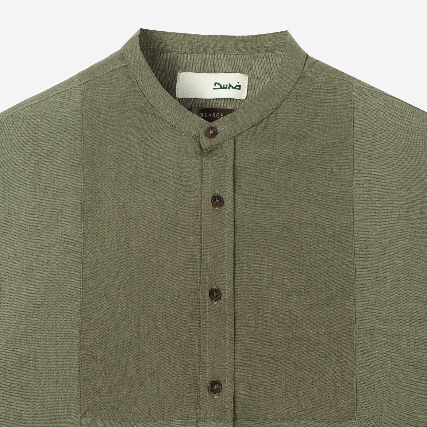 Mazeen Shirt Short Sleeve - Olive Green - Image 2