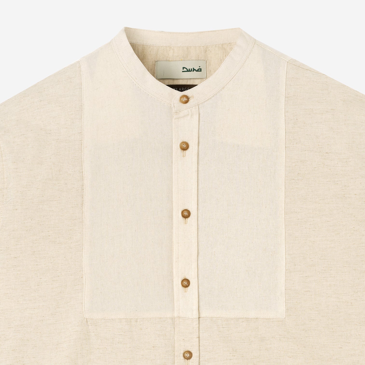 Mazeen Shirt Short Sleeve - White Sand - Image 2