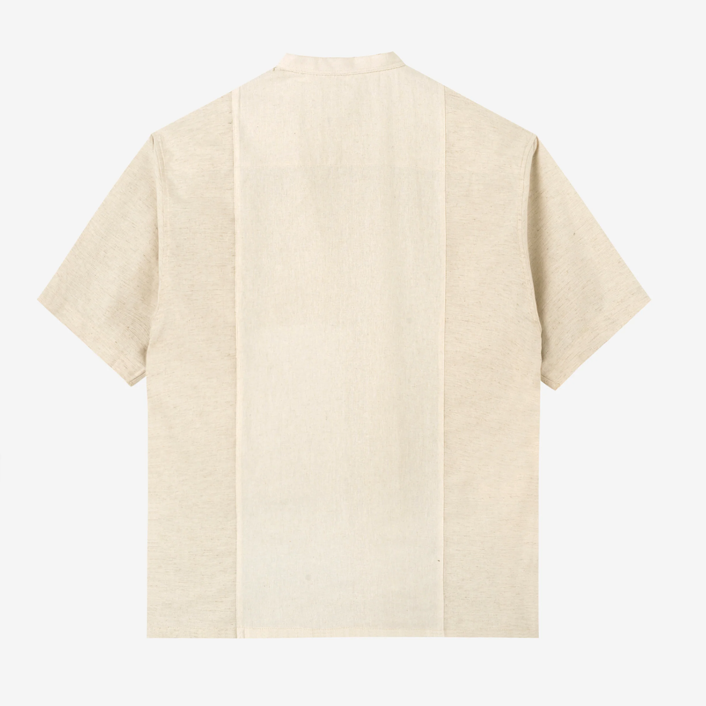 Mazeen Shirt Short Sleeve - White Sand - Image 4