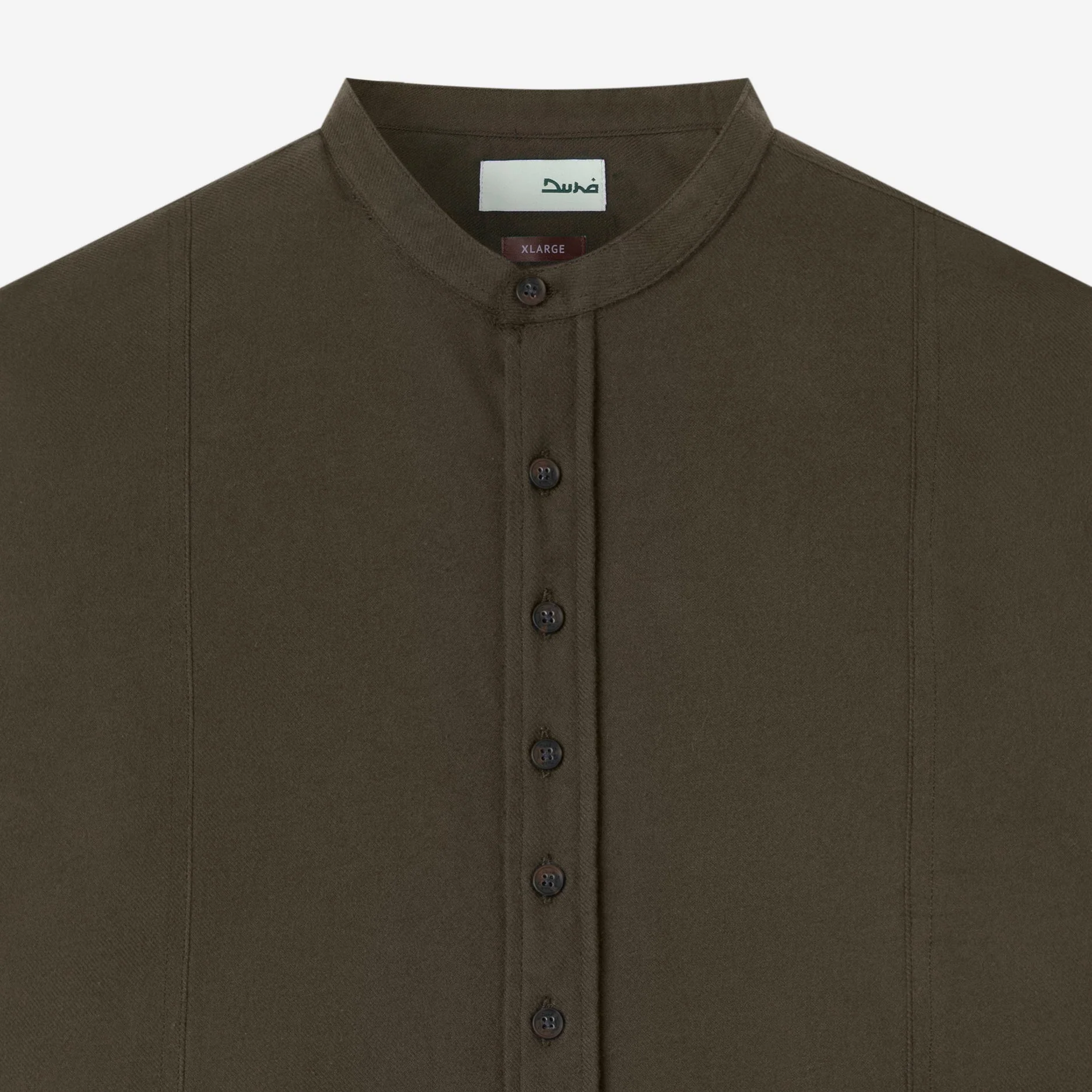 Nadeer Shirt Long Sleeve - Dark Olive - Image 2