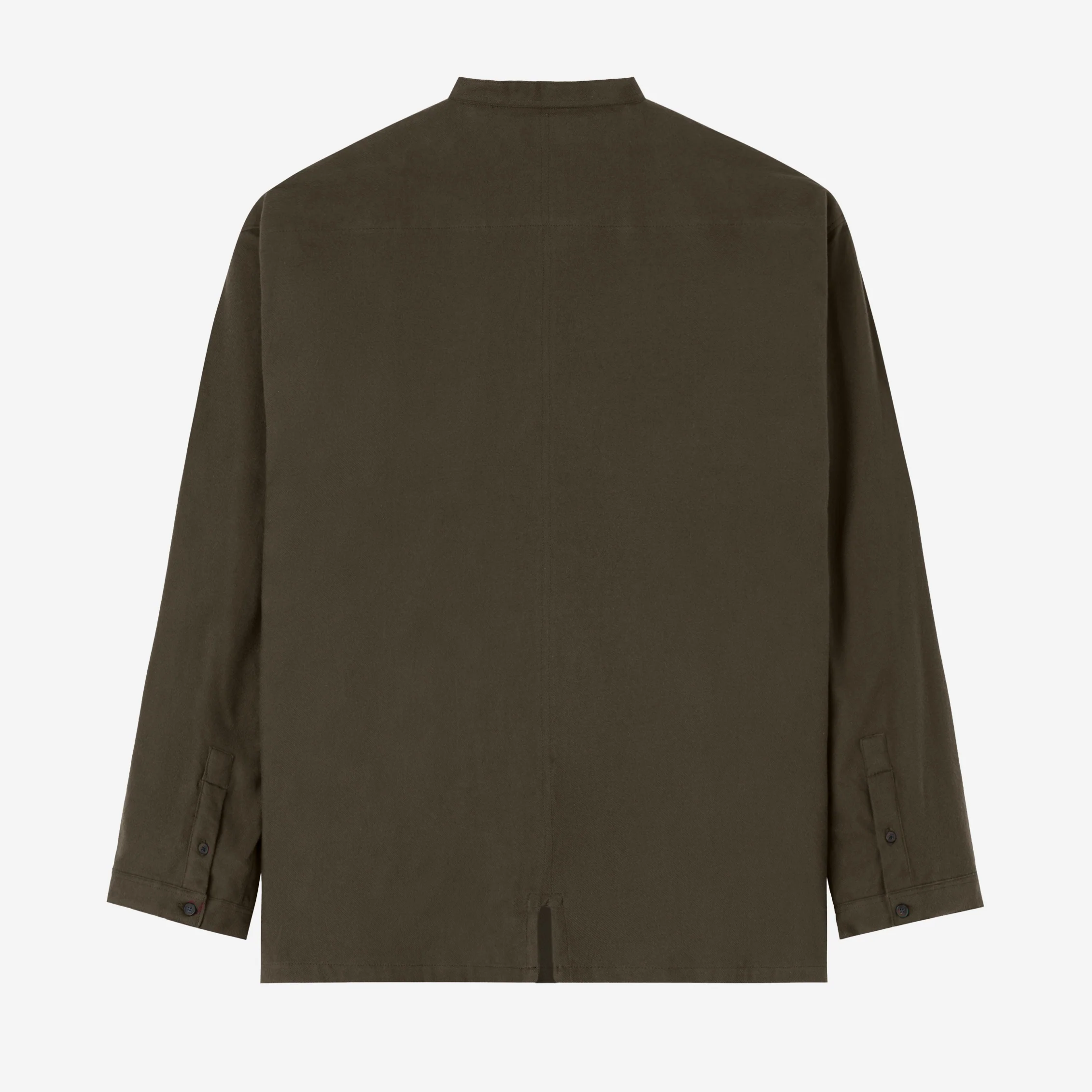 Nadeer Shirt Long Sleeve - Dark Olive - Image 4