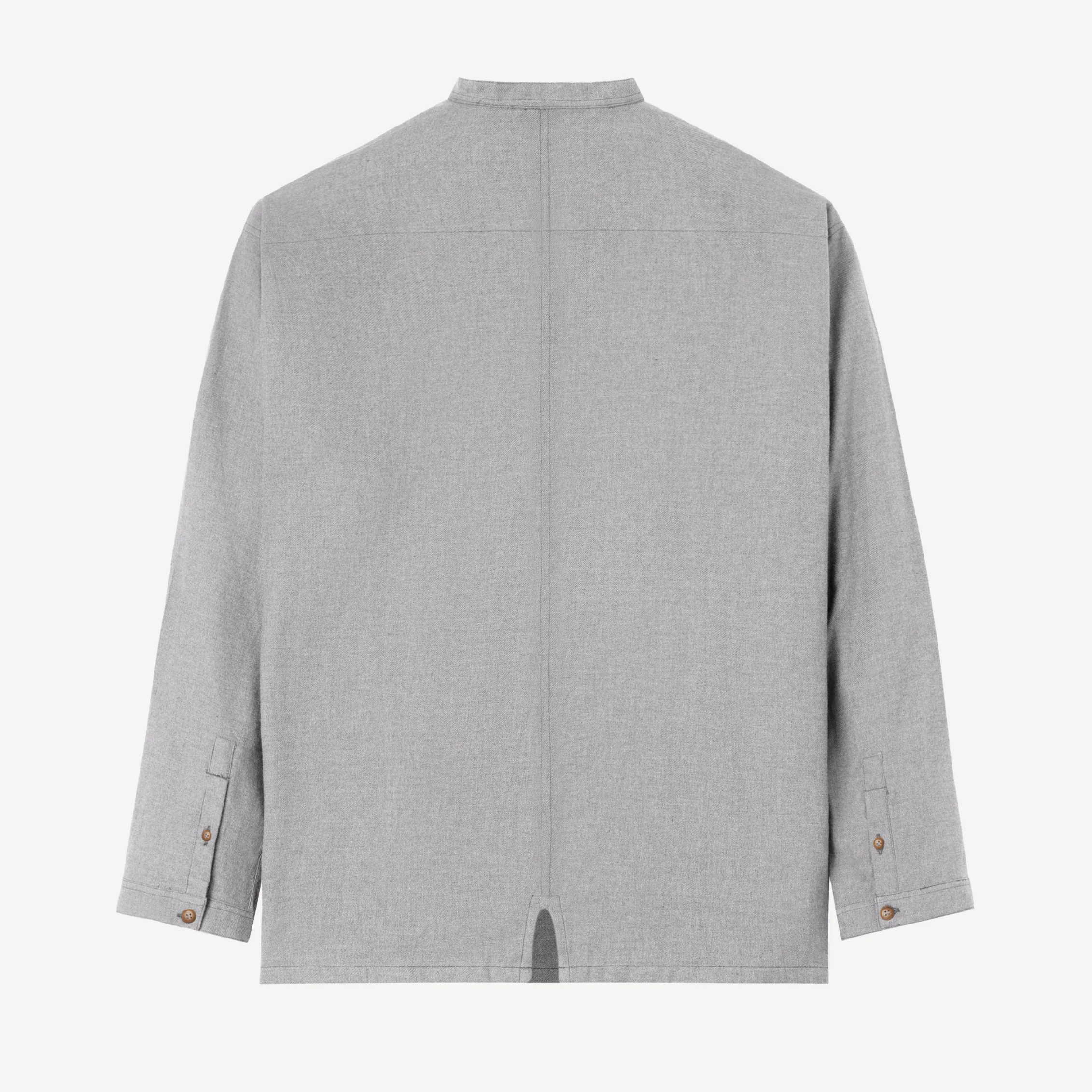 Nadeer Shirt Long Sleeve - Grey - Image 4