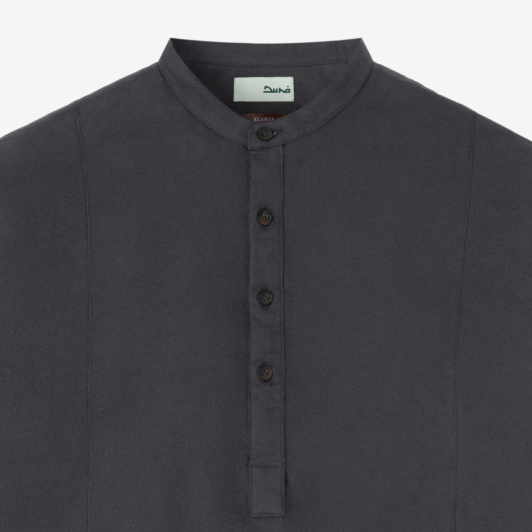 Nadeer Shirt Short Sleeve - Dark Grey - Image 2