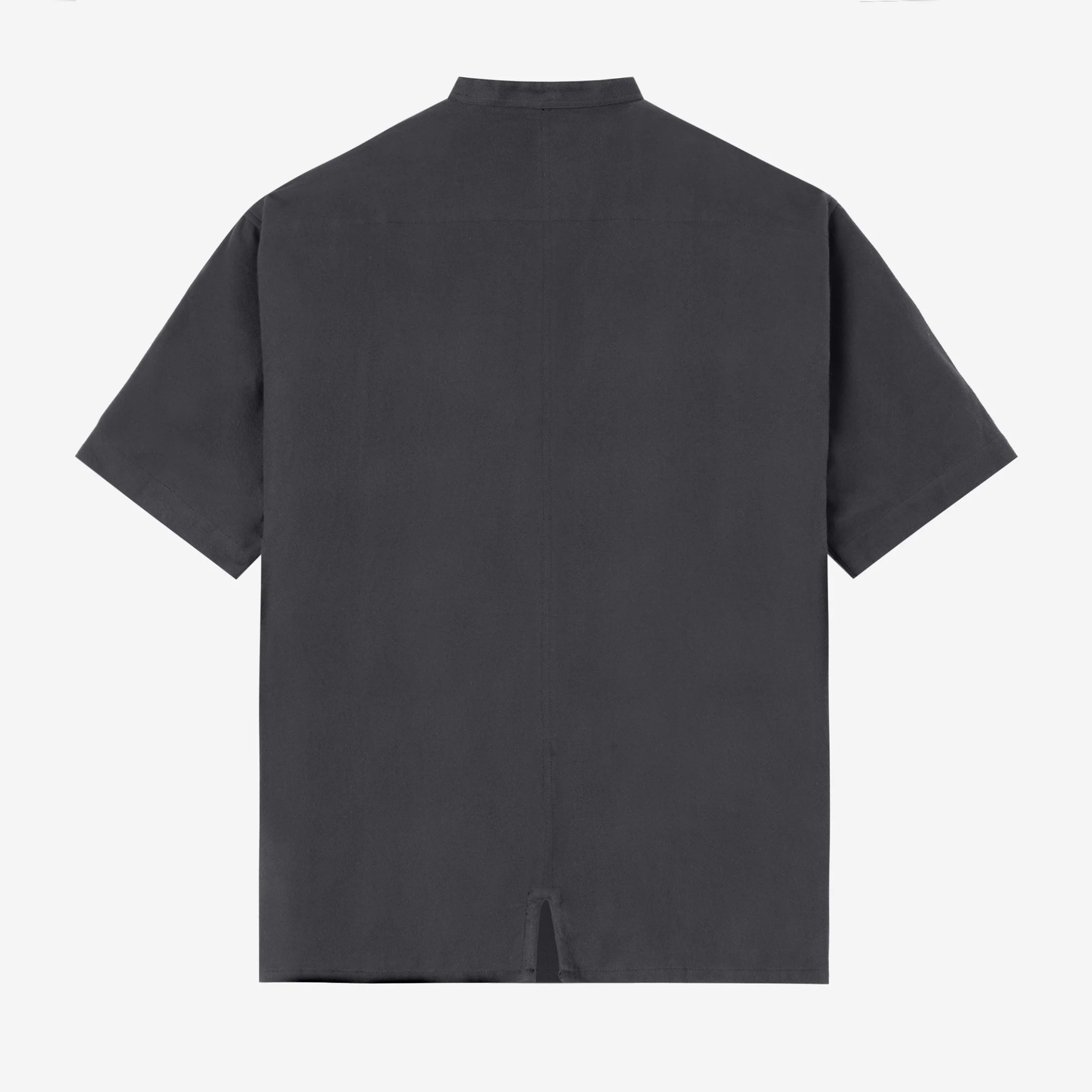 Nadeer Shirt Short Sleeve - Dark Grey - Image 4