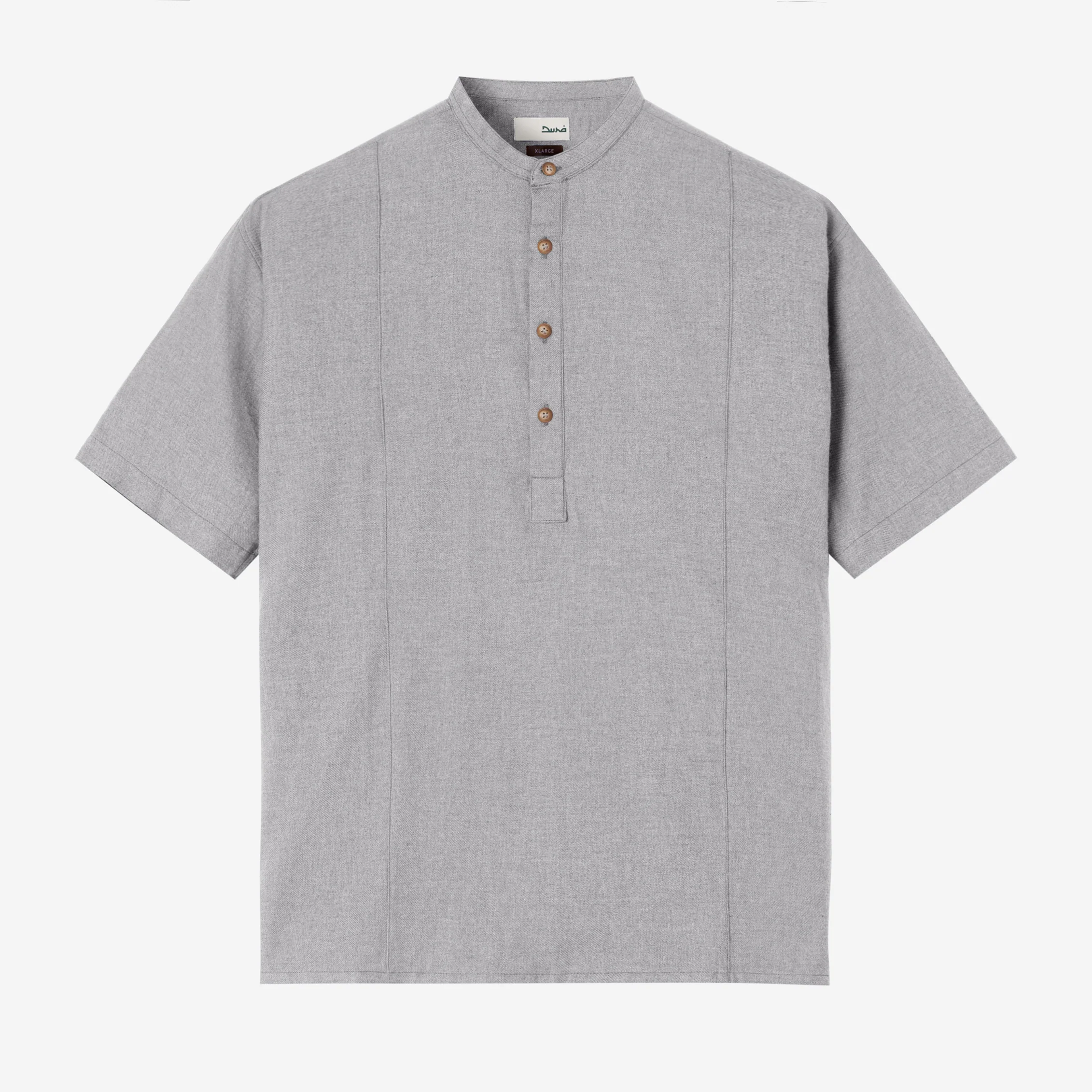Nadeer Shirt Short Sleeve - Grey