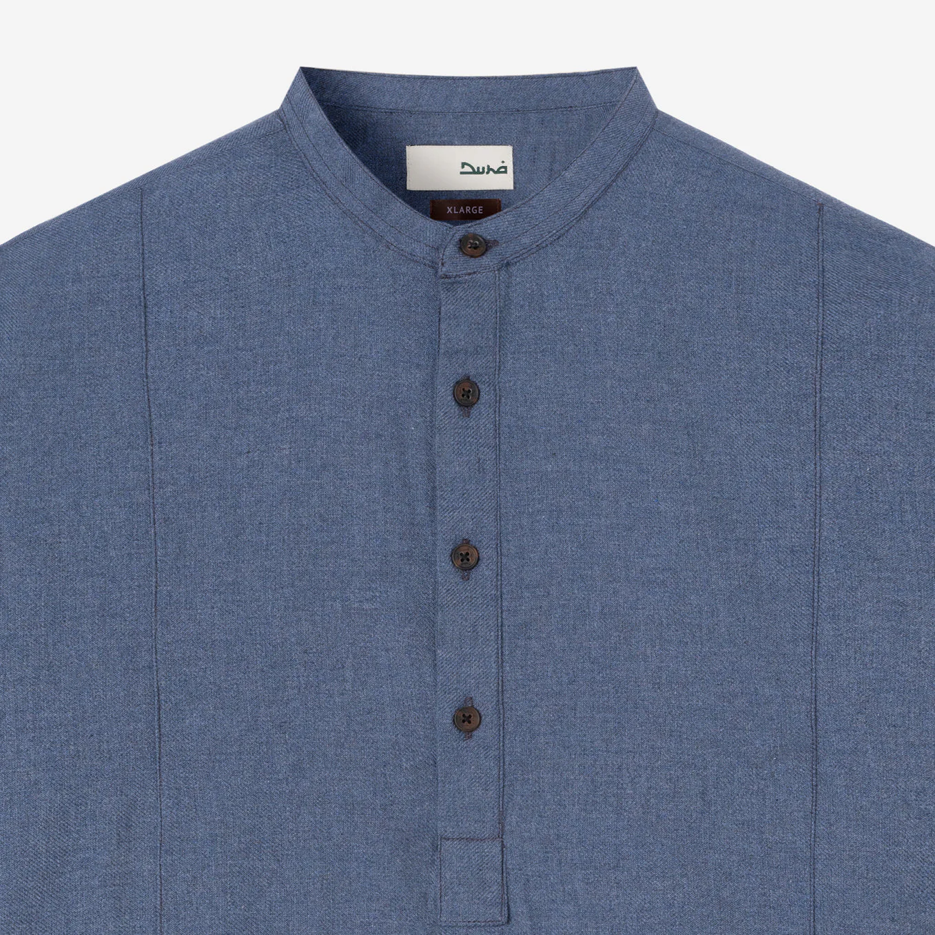 Nadeer Shirt Short Sleeve - Grey Blue - Image 2
