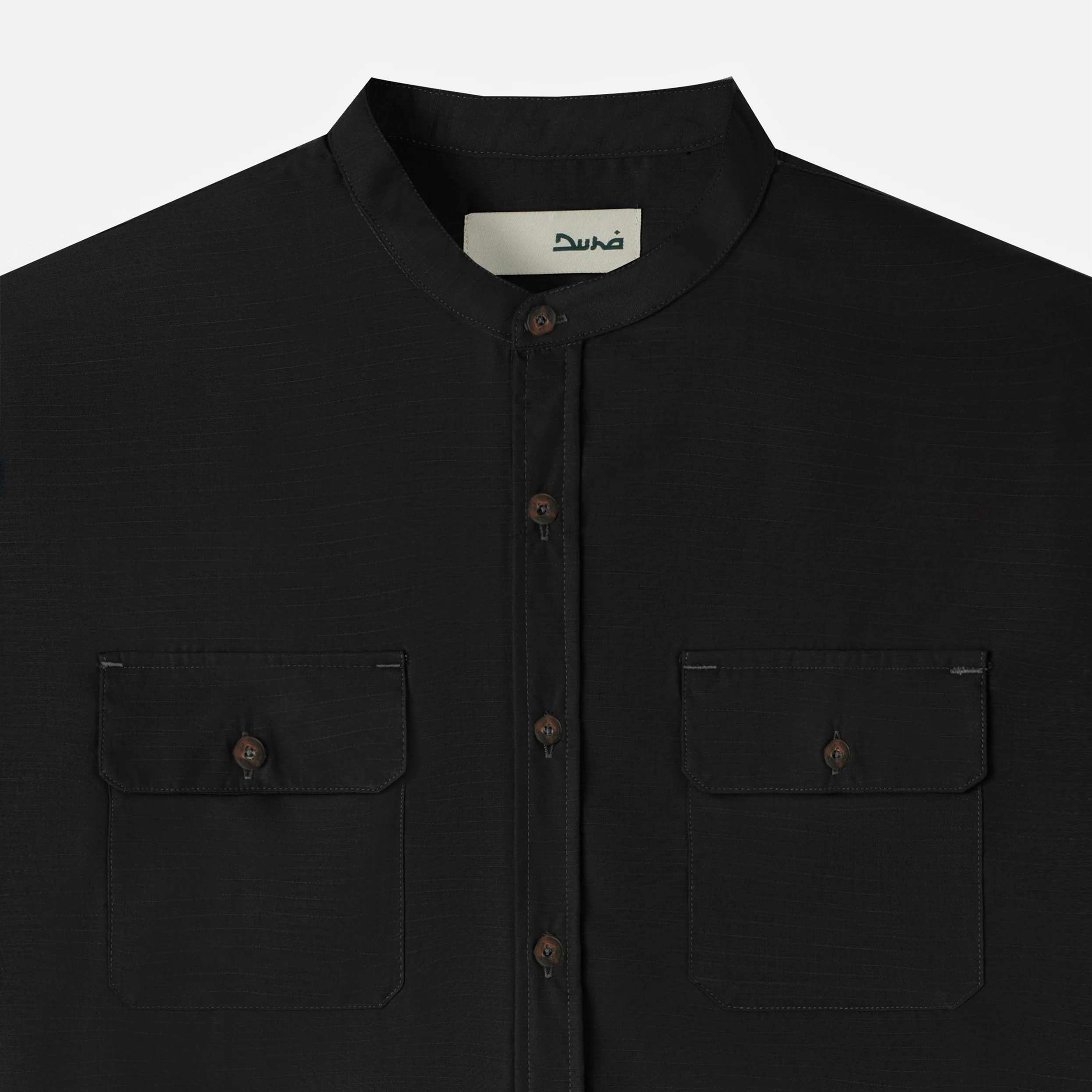 Numair Shirt Short Sleeve - Black - Image 2