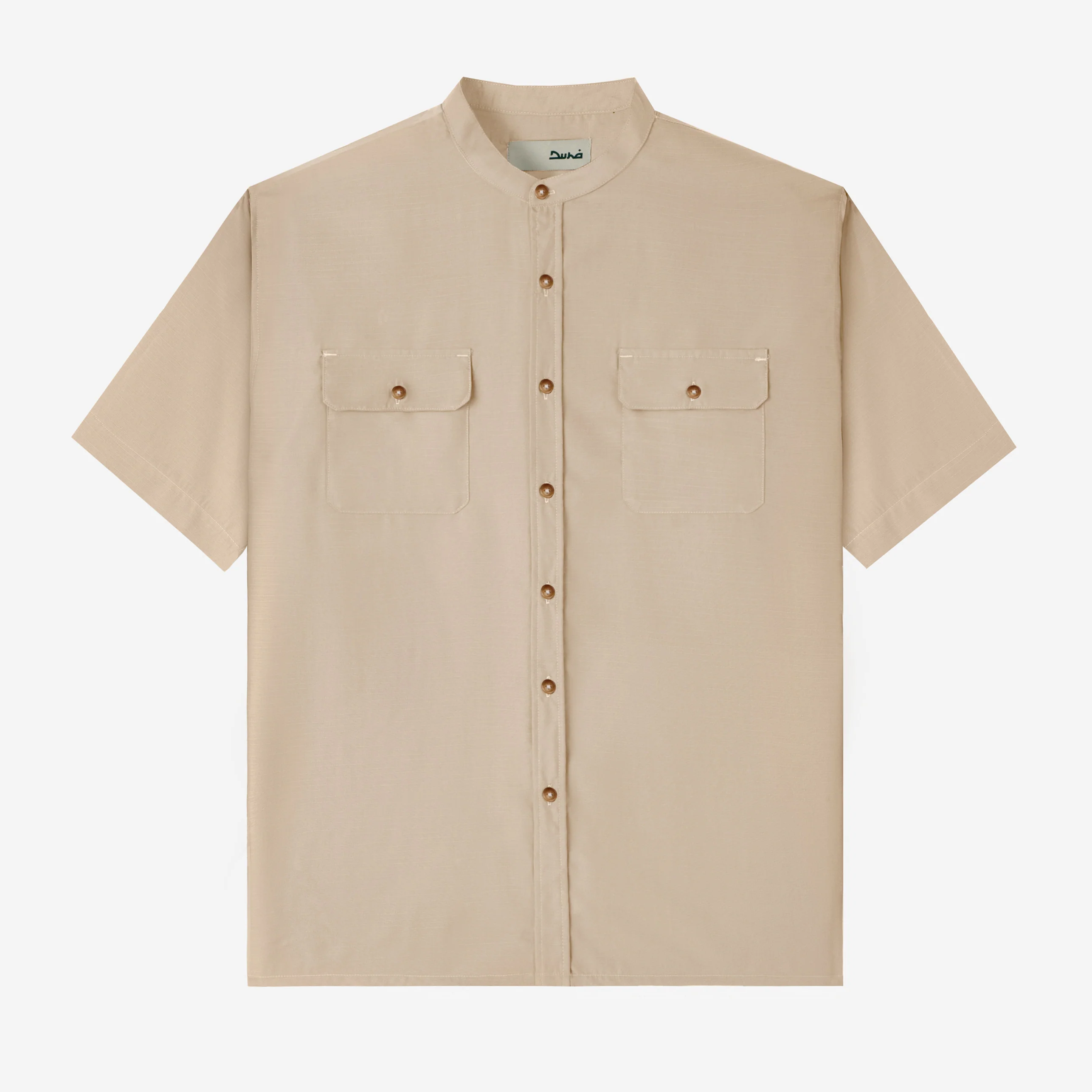 Numair Shirt Short Sleeve - Khaki