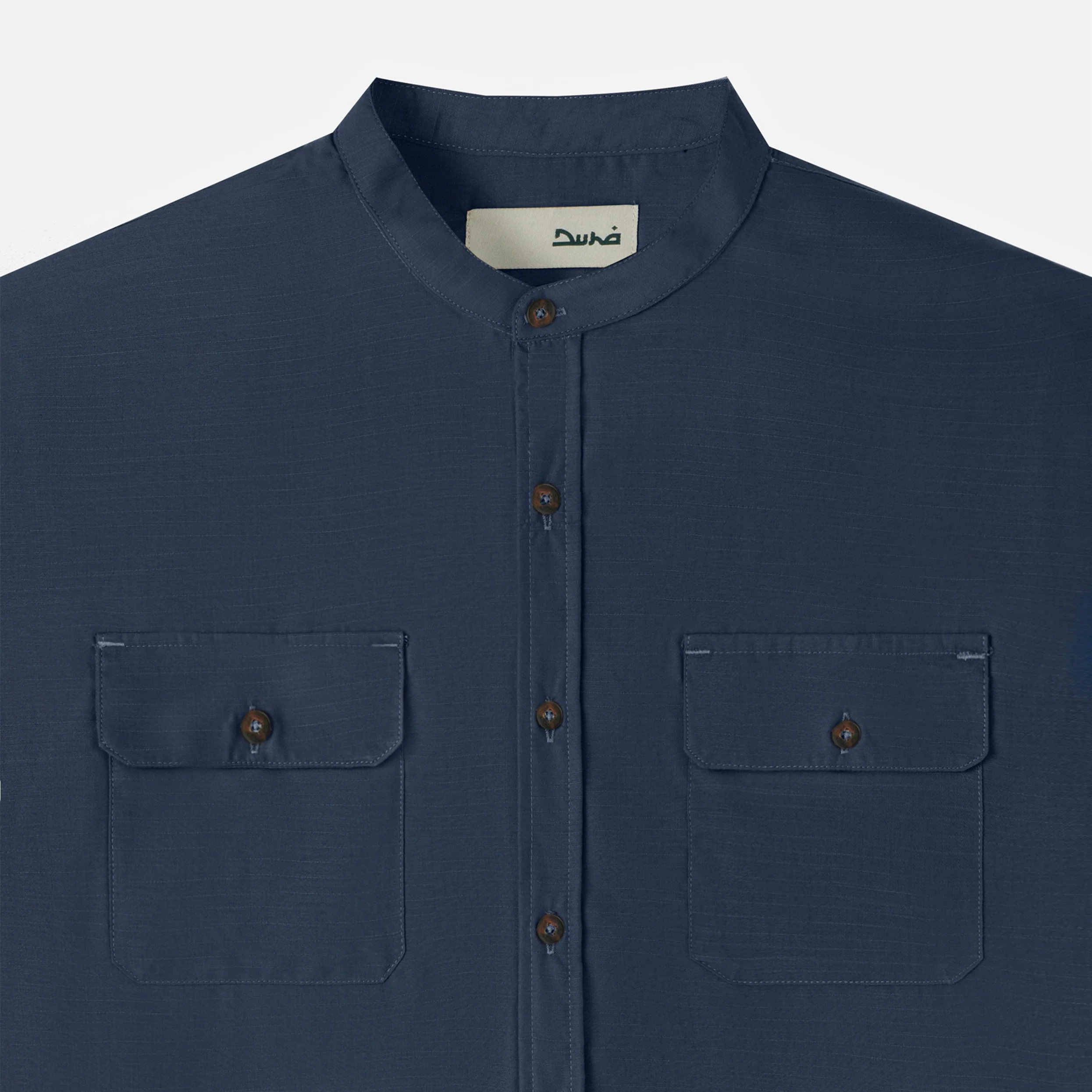 Numair Shirt Short Sleeve - Navy - Image 2