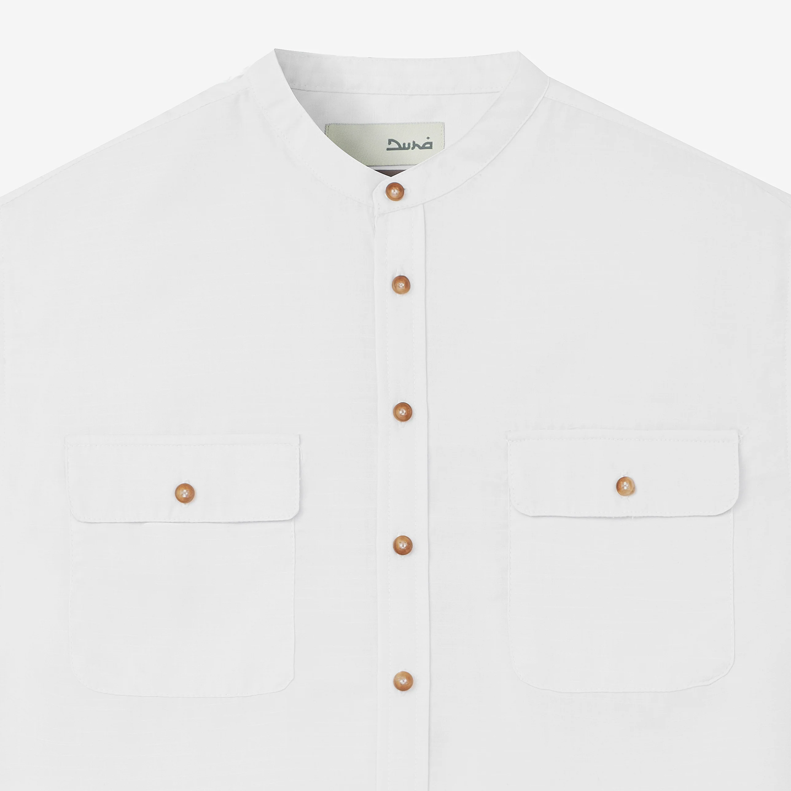 Numair Shirt Short Sleeve - White - Image 2
