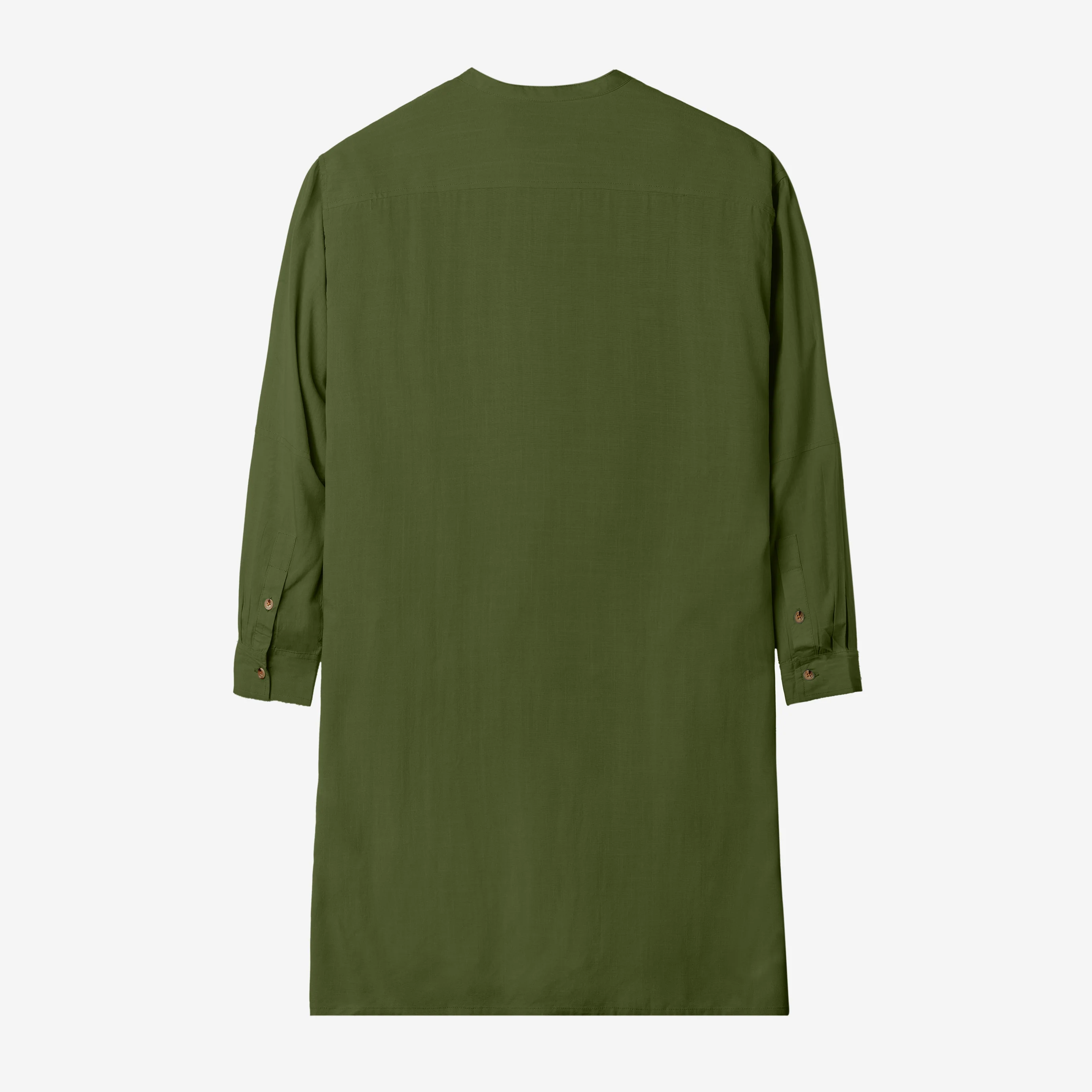 Rafa' Long Gamis - Dark Green - Image 4