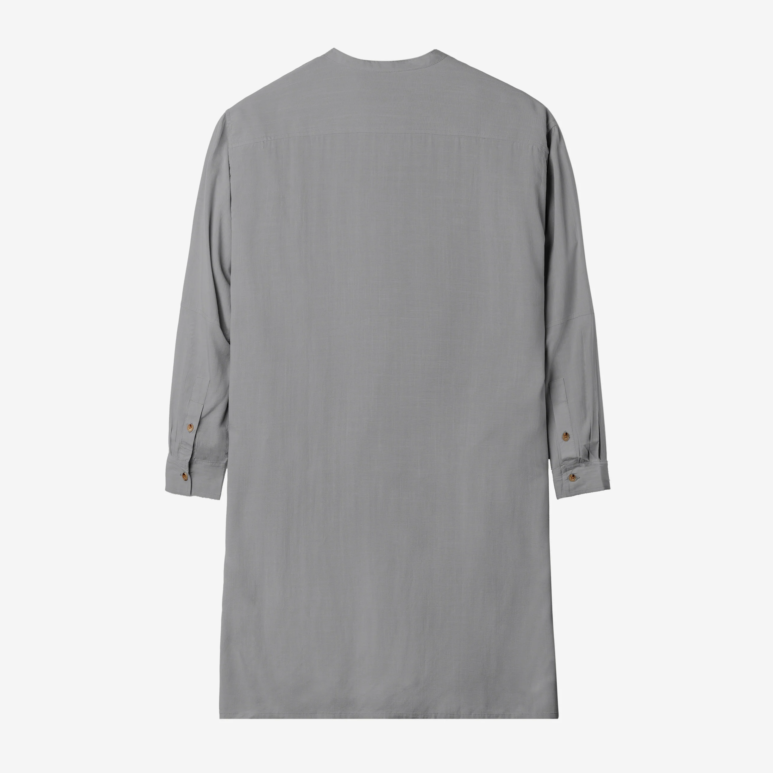 Rafa' Long Gamis - Grey - Image 4