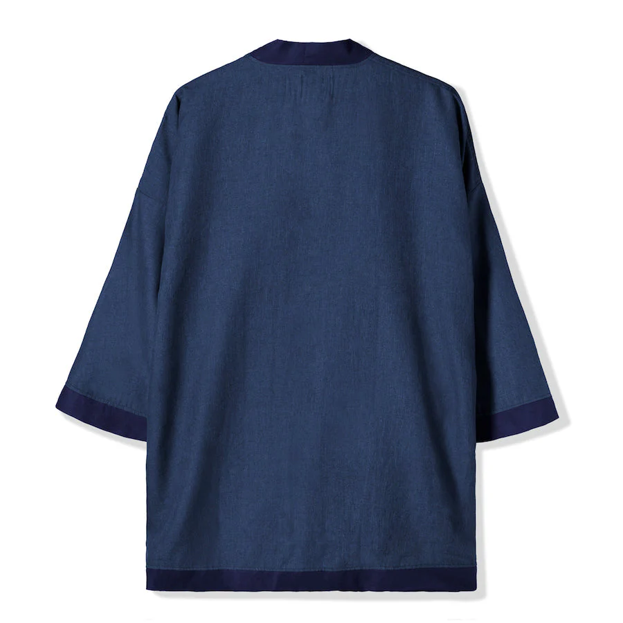 Rayaan Robe Two Tone Blue Navy - Image 4