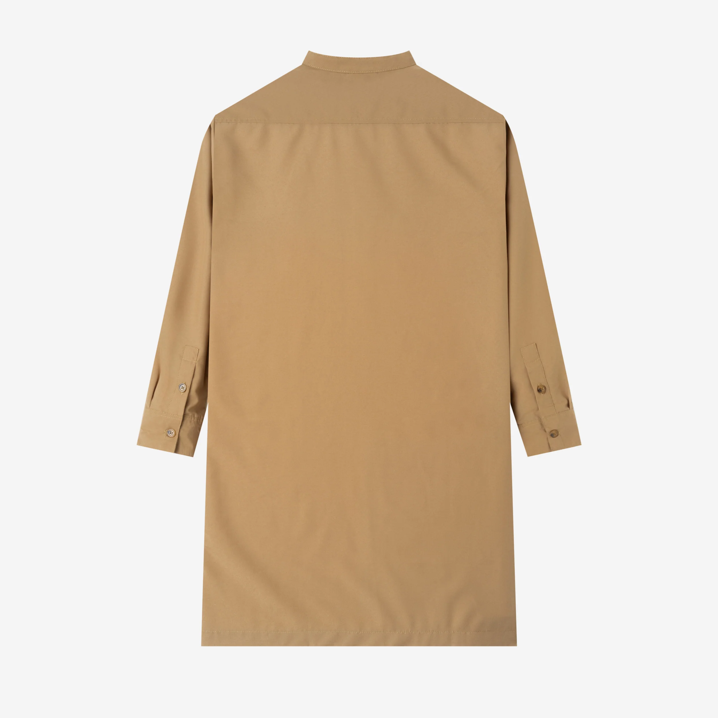 Razq Long Gamis - Khaki - Image 4