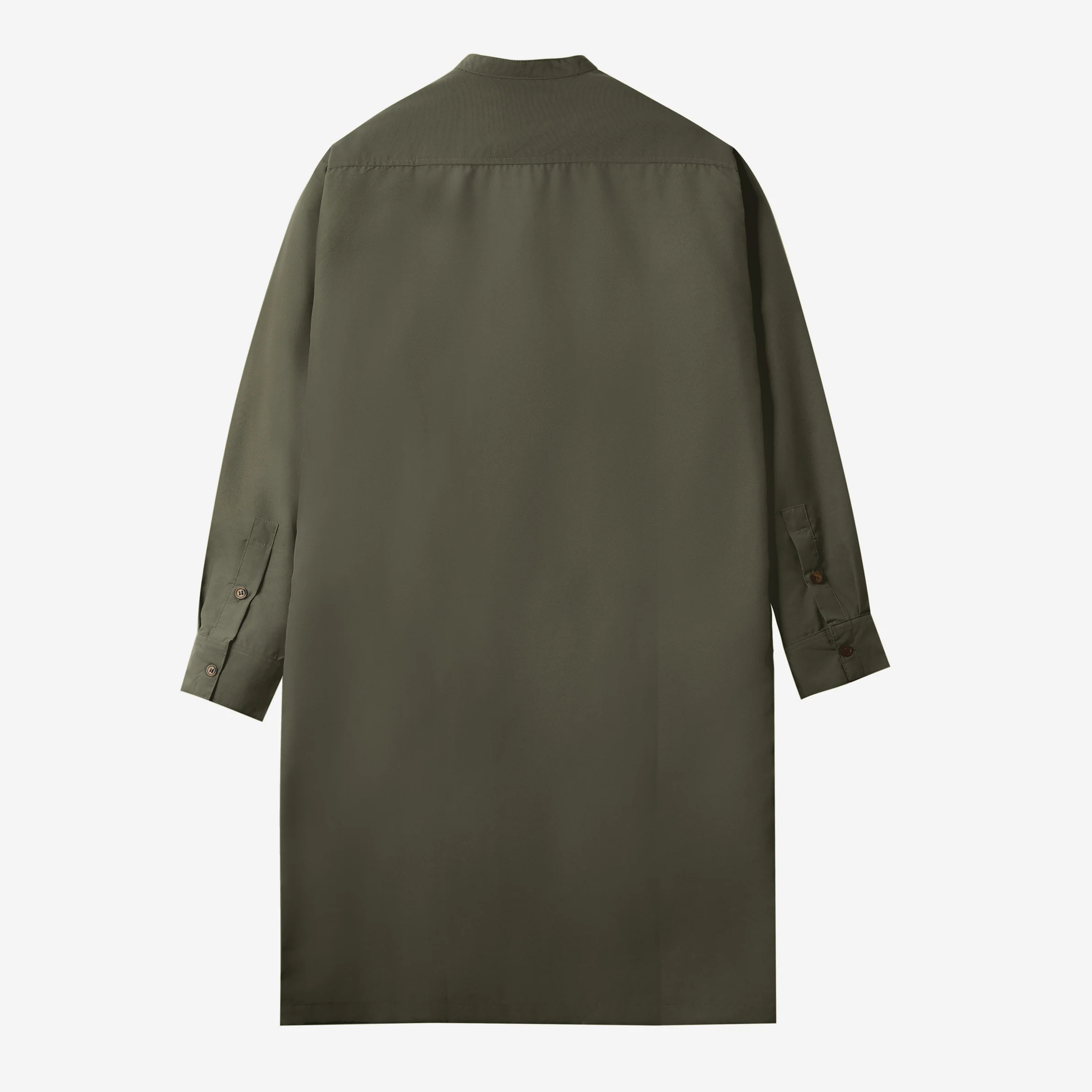Razq Long Gamis - Olive - Image 4
