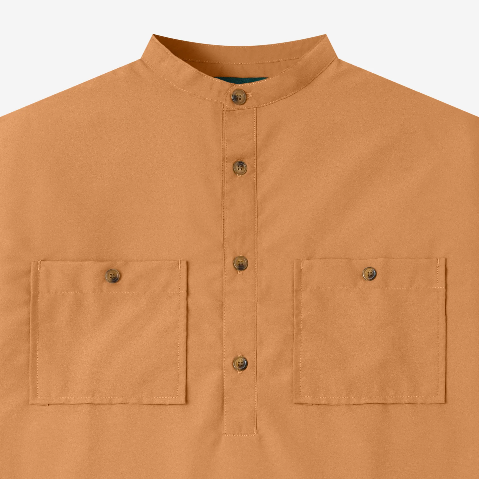 Razq Long Gamis - Yellow Brown - Image 2