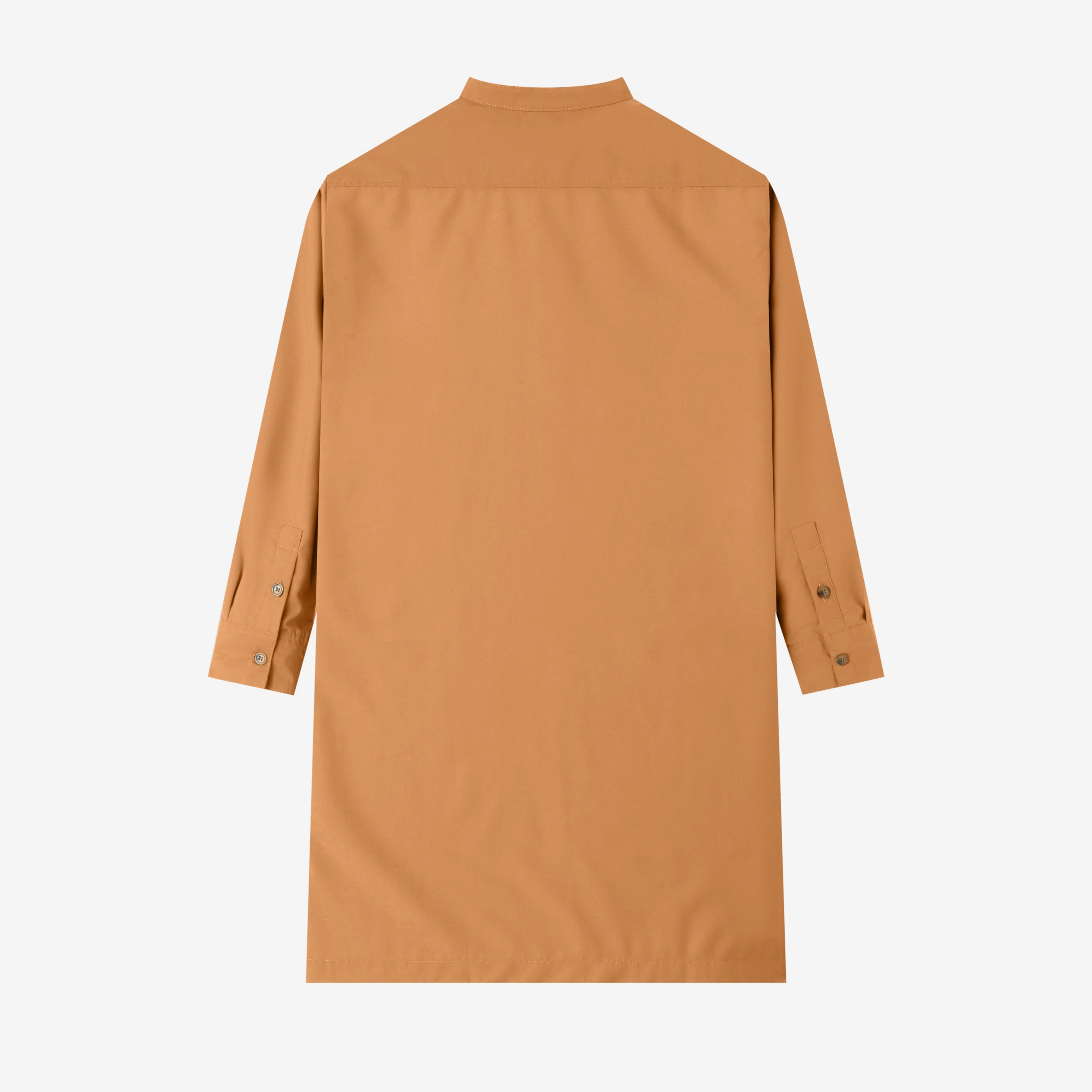 Razq Long Gamis - Yellow Brown - Image 4
