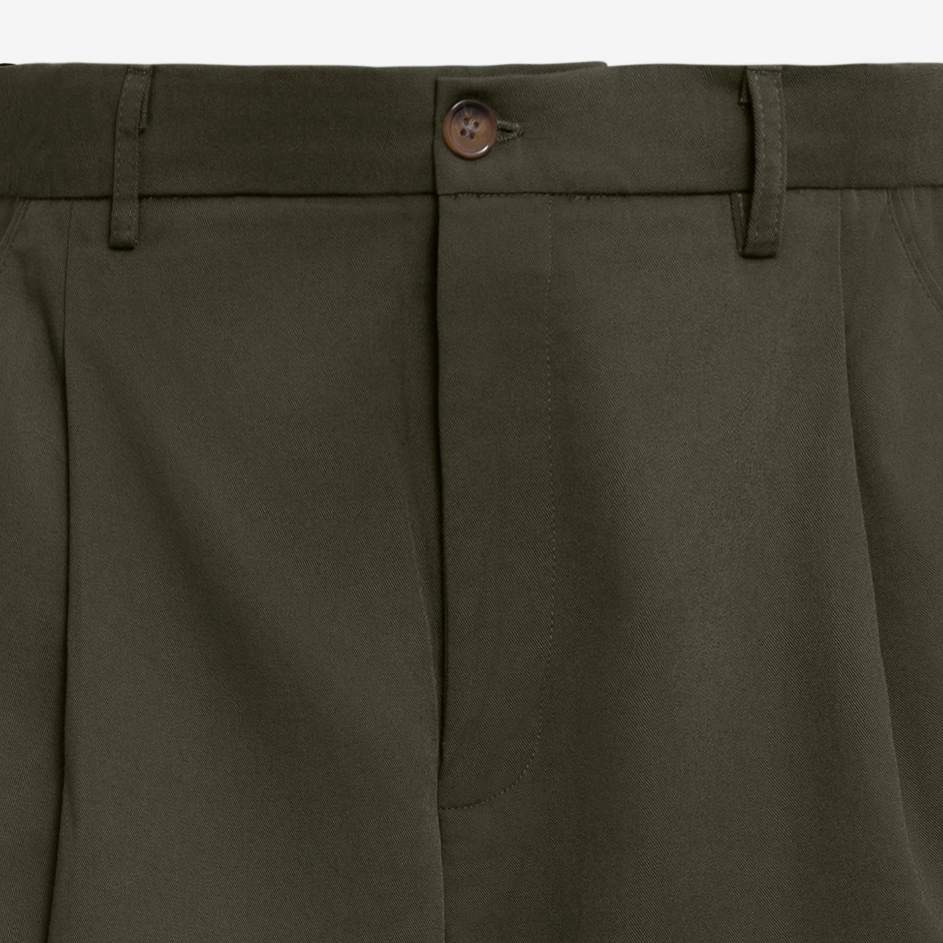 Sabh Pleated Pants - Olive - Image 2