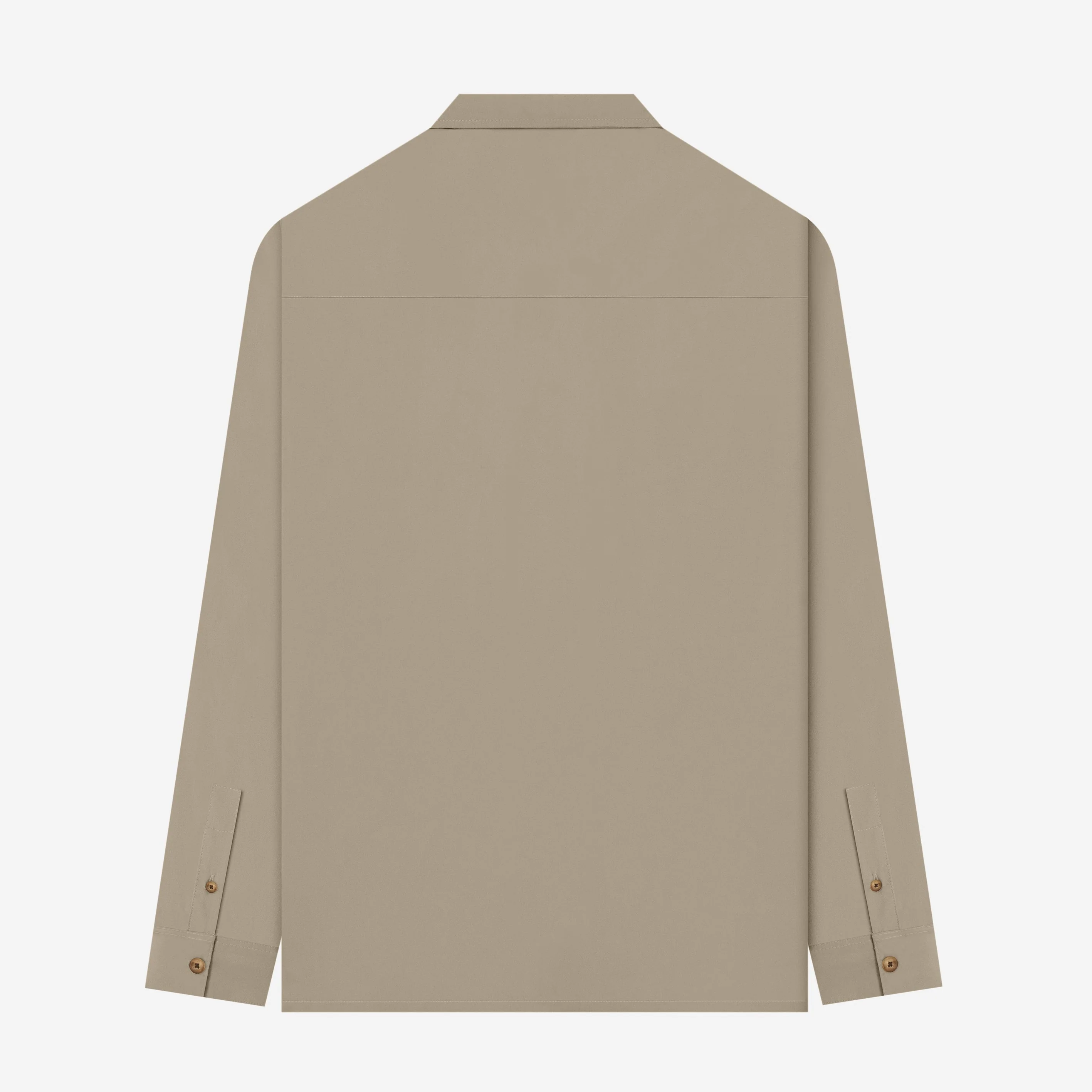 Samaa Cloud Weave Open Collar Long Sleeve Shirt - Image 10