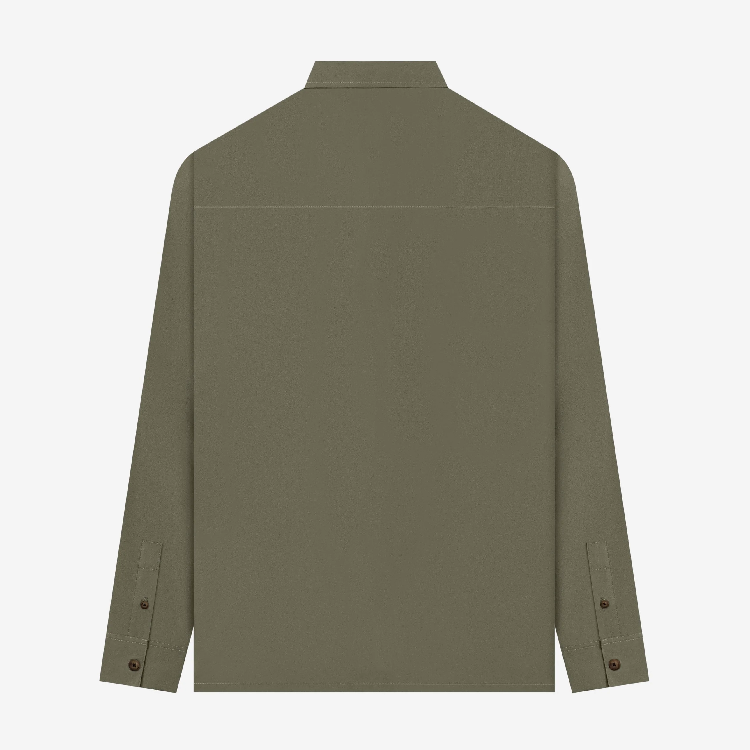 Samaa Cloud Weave Open Collar Long Sleeve Shirt - Image 11