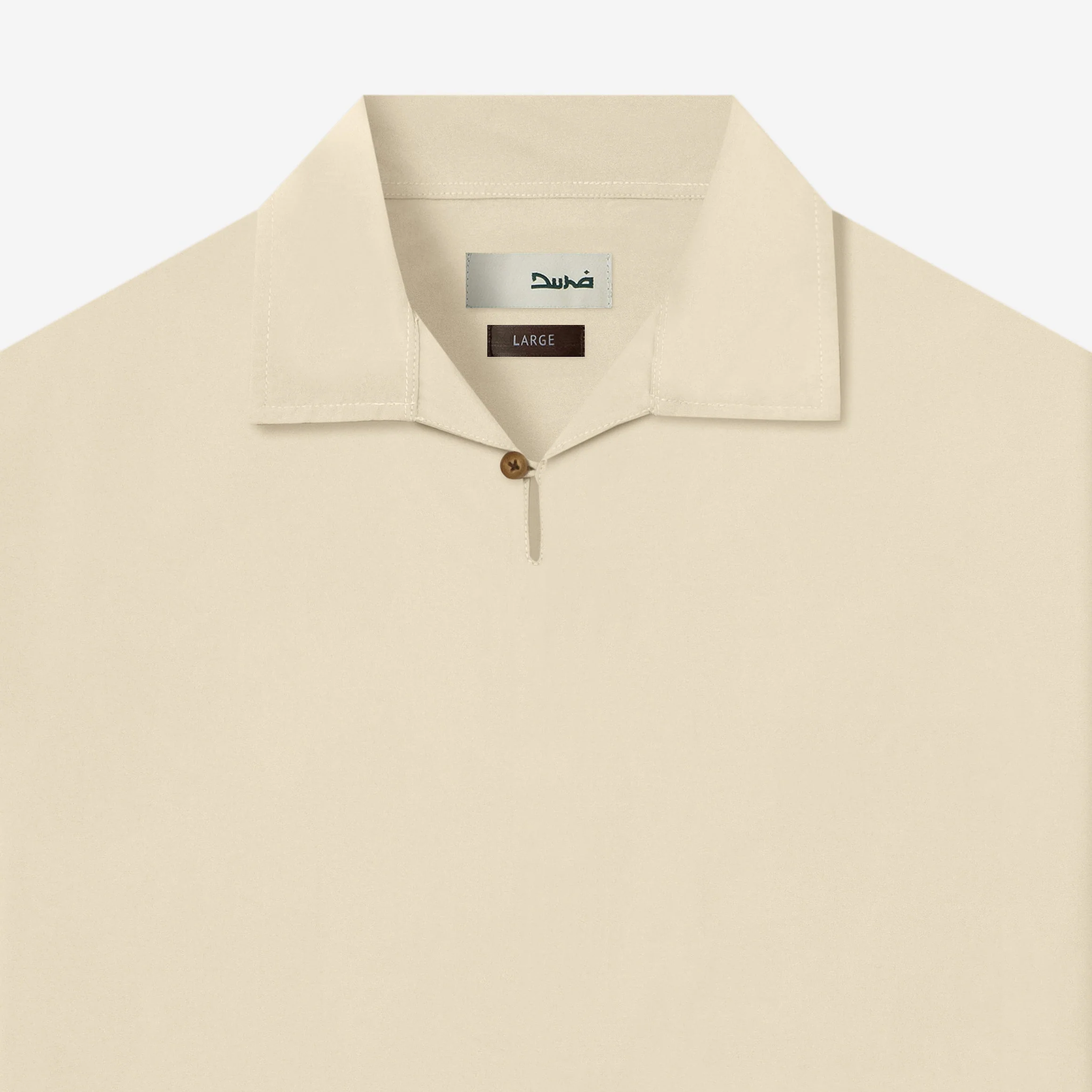 Samaa Cloud Weave Open Collar Long Sleeve Shirt - Image 2