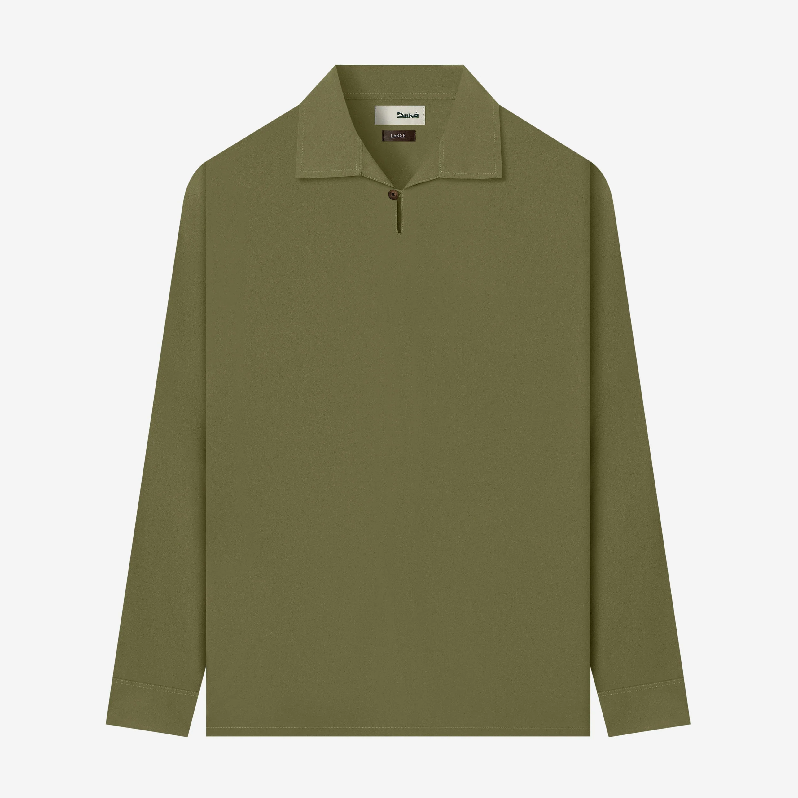 Samaa Cloud Weave Open Collar Long Sleeve Shirt - Image 20
